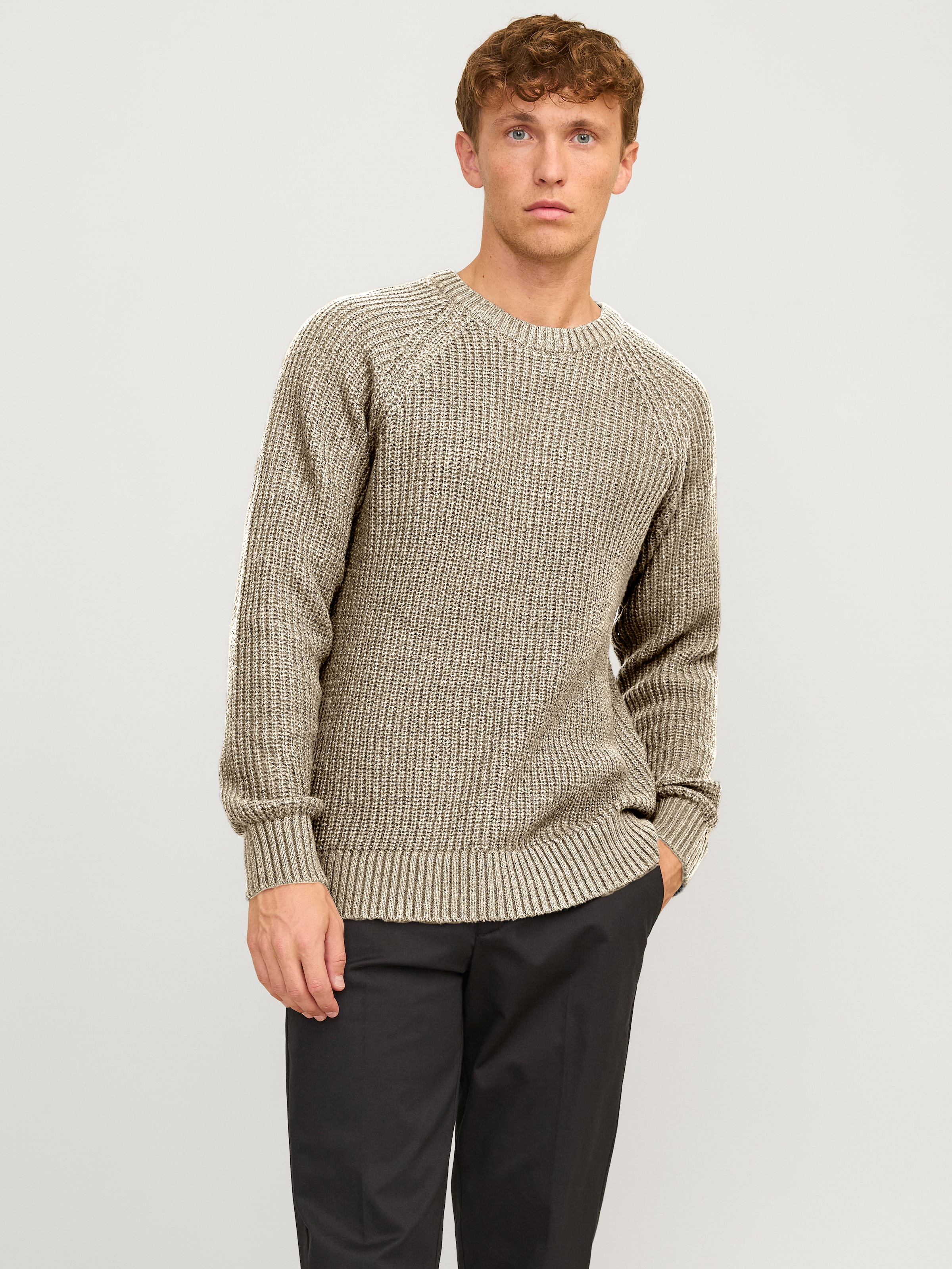 Rundhalspullover »JJJONES KNIT CREW NECK«