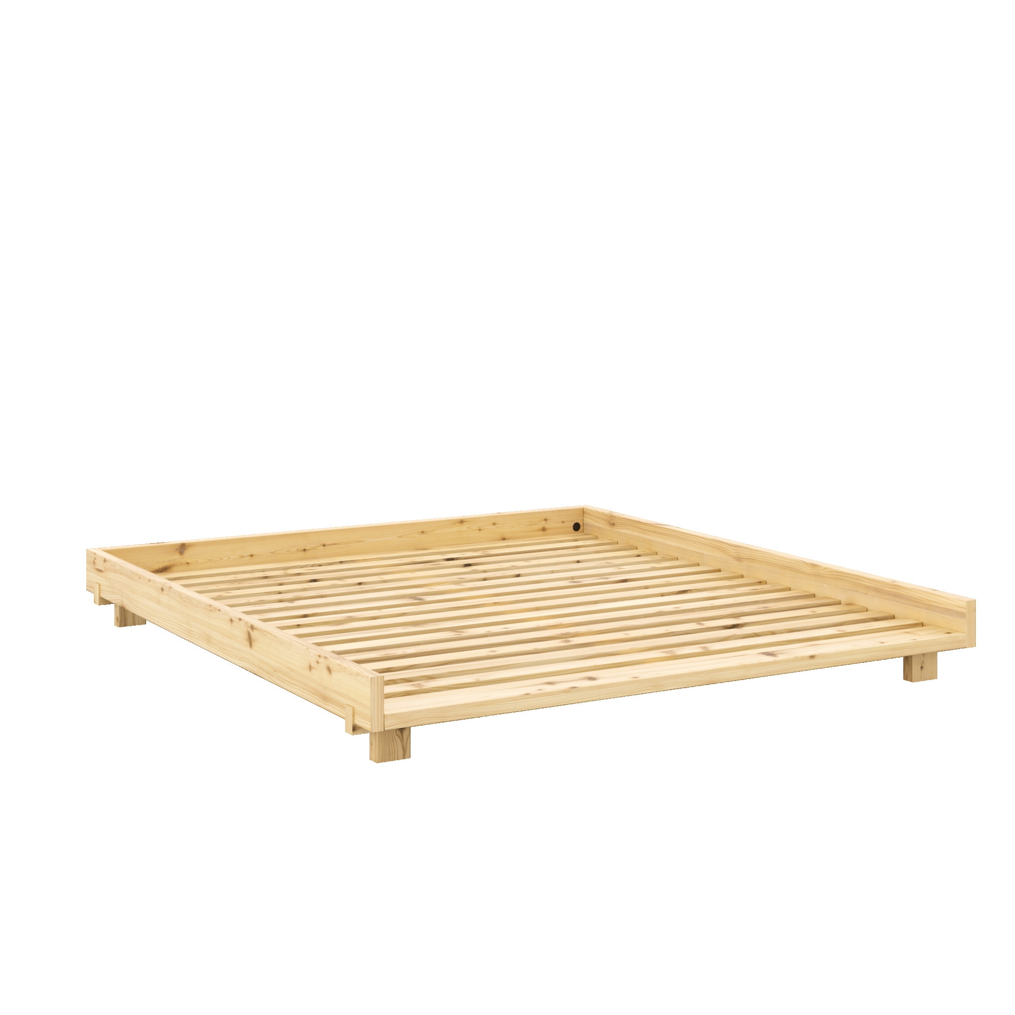 Karup Design Bettgestell »Social Bed, Bett mit oder ohne verstellbares Zubehör, ohne Matratze«, Bett wahlweise mit oder ohne Rückenlehnen und Ablagen. Ohne Matratze