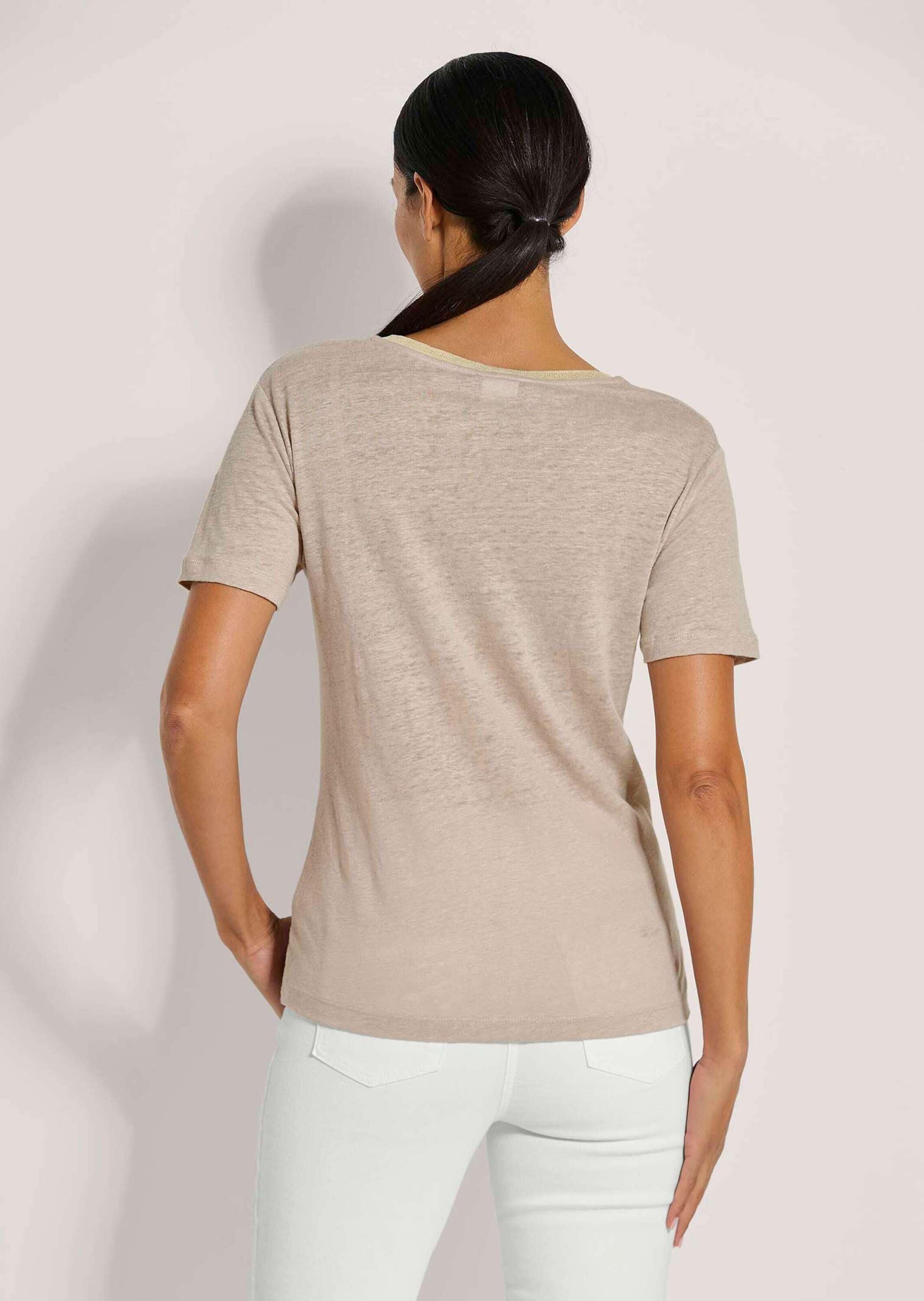 MADELEINE Kurzarmshirt »Shirt Leinenshirt«