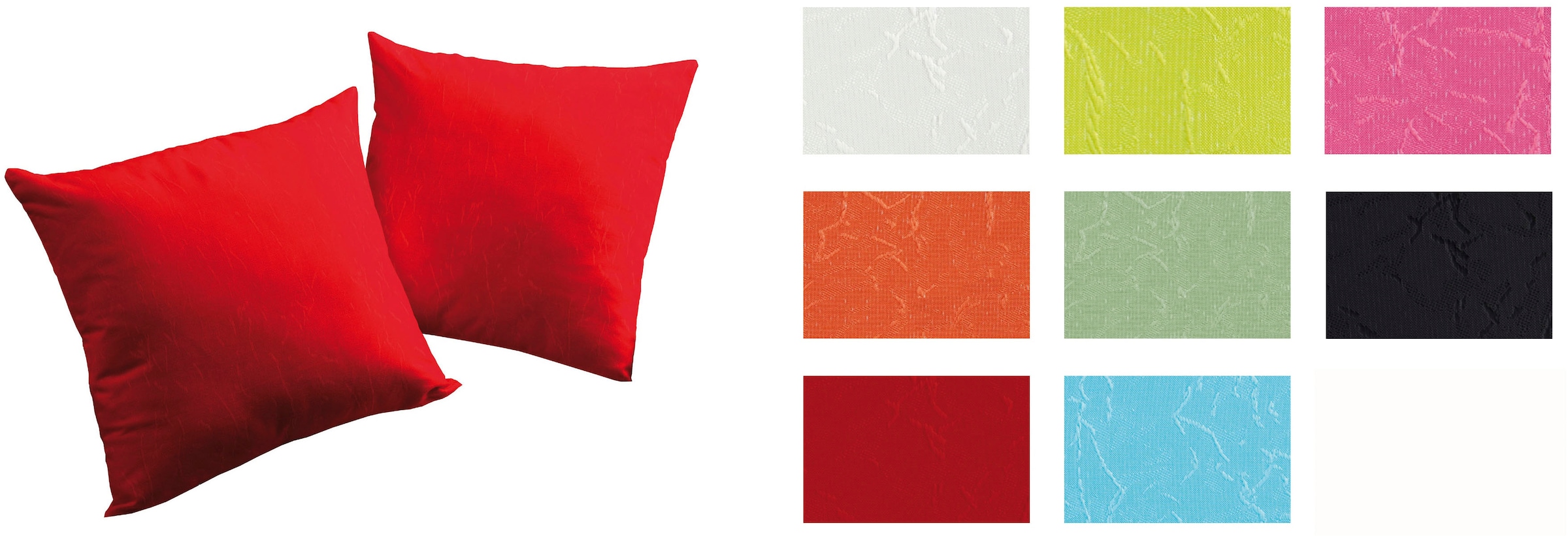 Wirth Dekokissen »Lahnstein« Kissenhülle ohne Füllung, 2 Stück