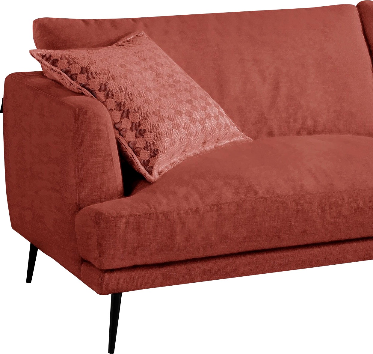 Egoitaliano Ecksofa »Sophia, Designsofa mit extrakomfortablem Sitzkomfort«, mit Daunenfederung, L-Form