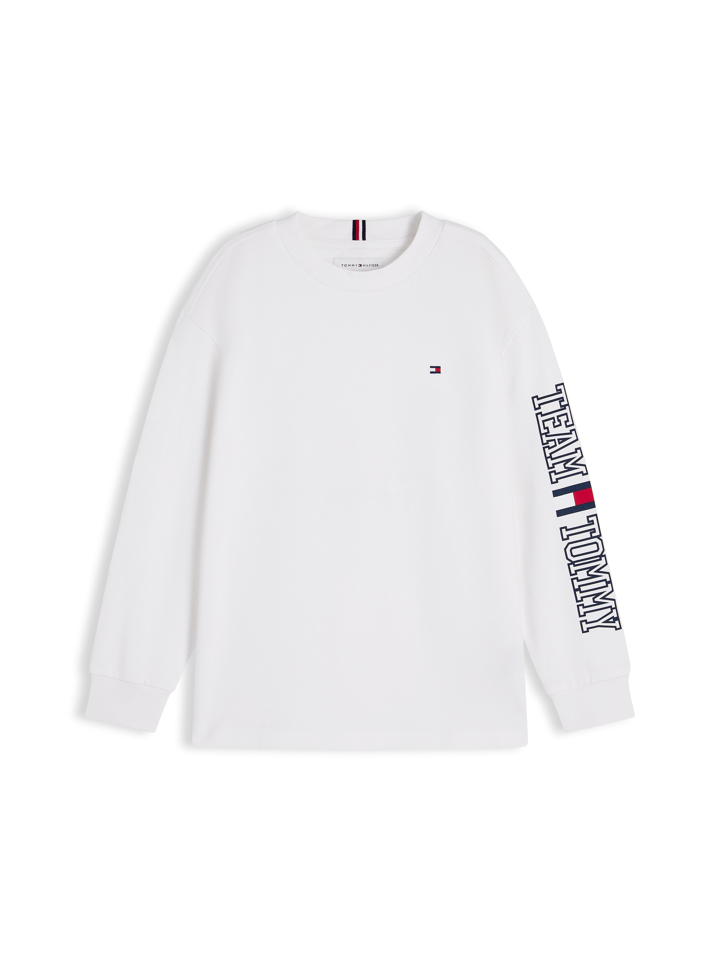 Tommy Hilfiger Langarmshirt Regular Fit, Kinder bis 16 Jahre, Druck auf einem Arm