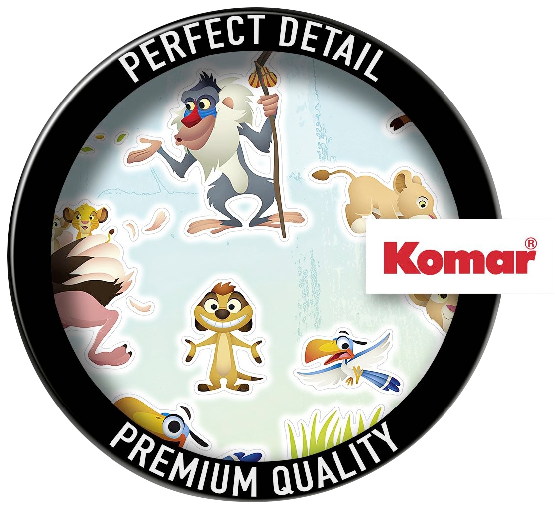Komar Wandtattoo »Lion King Wildlife - Größe 50 x 70 cm«, (27 St.), selbstklebend, Wandsticker, Kinderzimmer