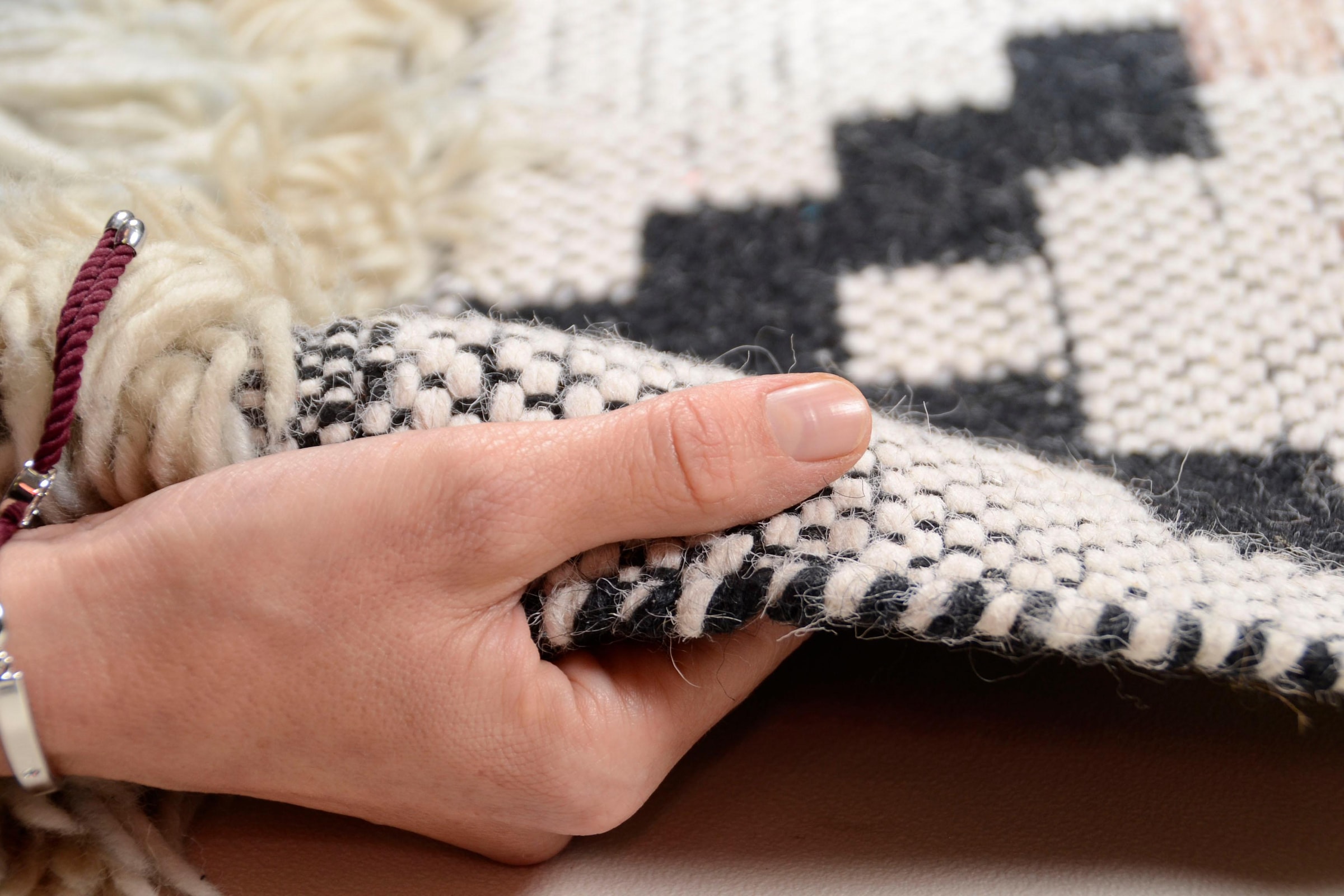 THEKO Teppich »Nomadic 3960« rechteckig 7 mm Höhe handgewebt, mit Fransen, ideal im Wohnzimmer & Schlafzimmer