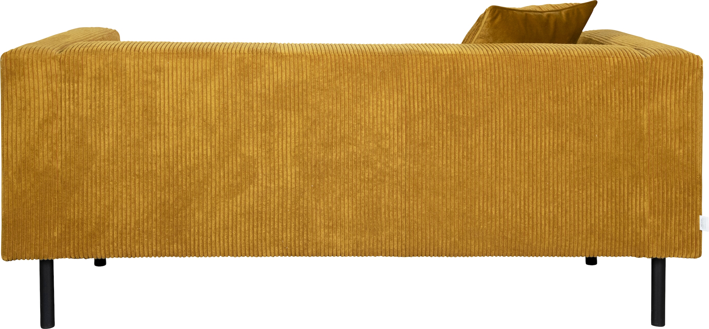 Guido Maria Kretschmer Home&Living 2-Sitzer »Lillibeth Designsofa mit Wellenunterfederung, Maße B/T/H: 155/74/83 cm«, Zierkissen als Wendekissen, in Samtoptik oder Cord