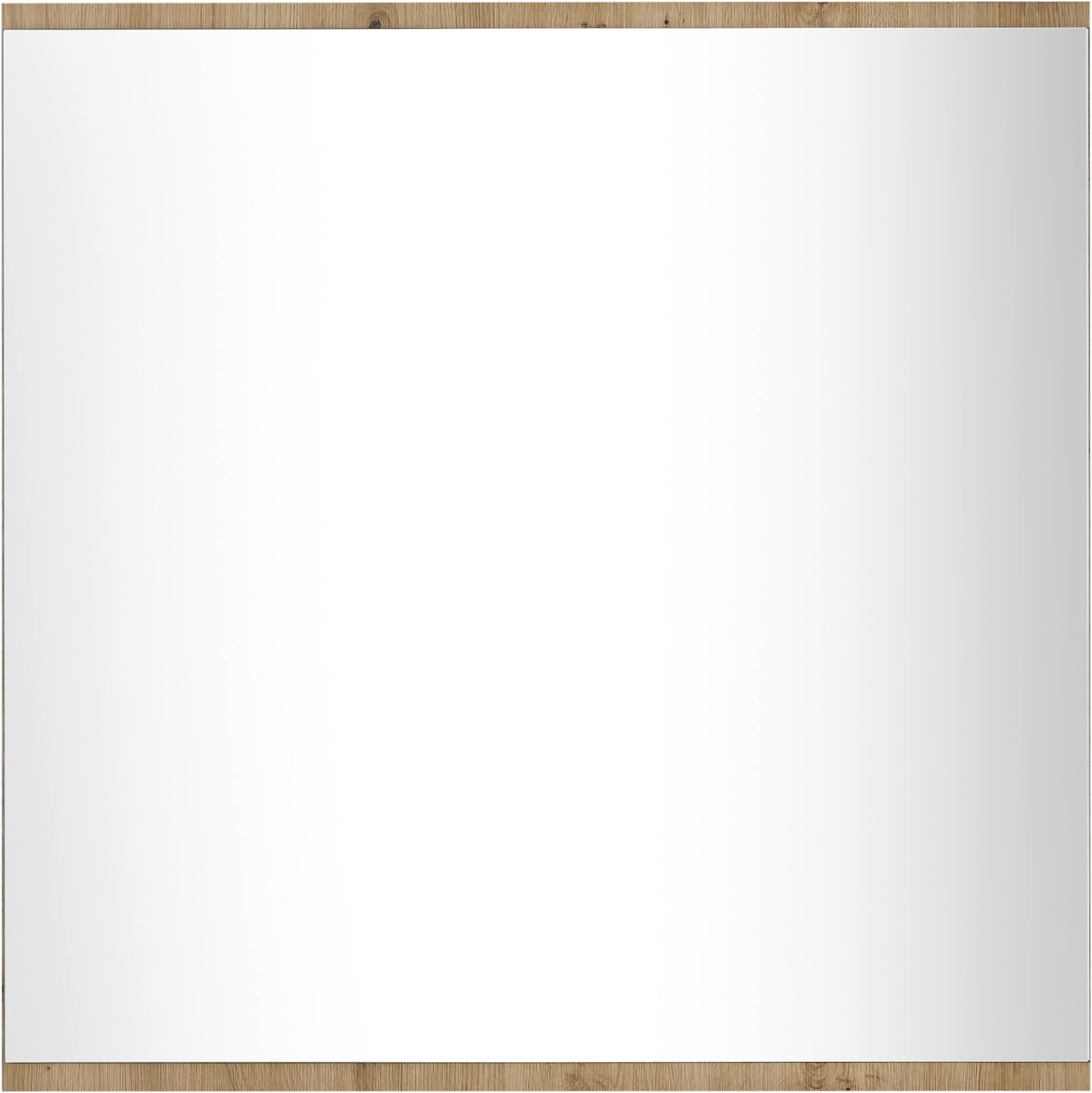 HBZ Garderoben-Set »5-tlg. Eiche MDF Stripes Flurgarderobe Stellmaß BxHxT 230x196x38 cm«, (5 St.), Mit Schuhkommode, Hochschrank, Bank, Paneel, Spiegel