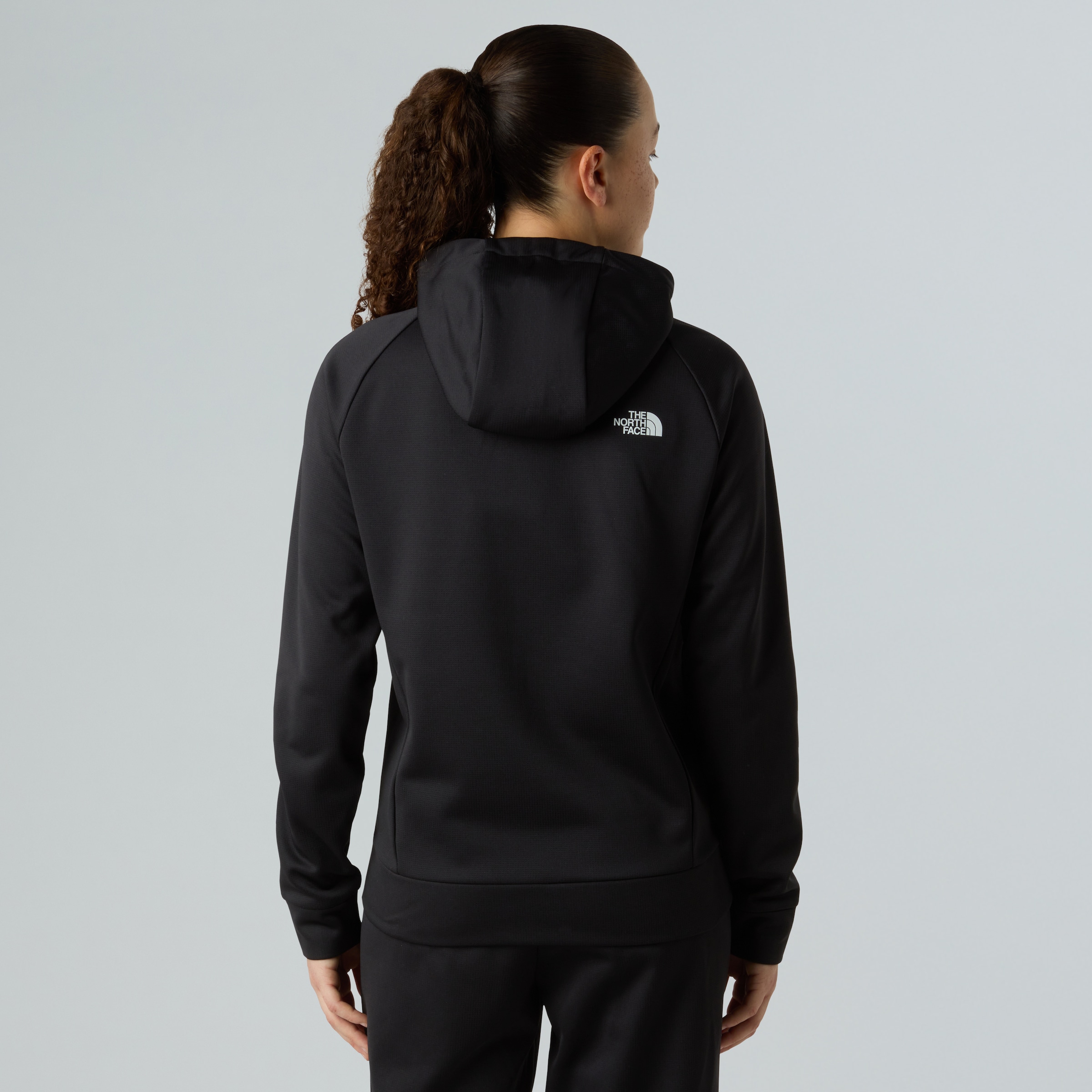 The North Face Fleecejacke »W REAXION 2.0 HOODED FULL ZIP JACKET«, (1 St.), mit Kapuze