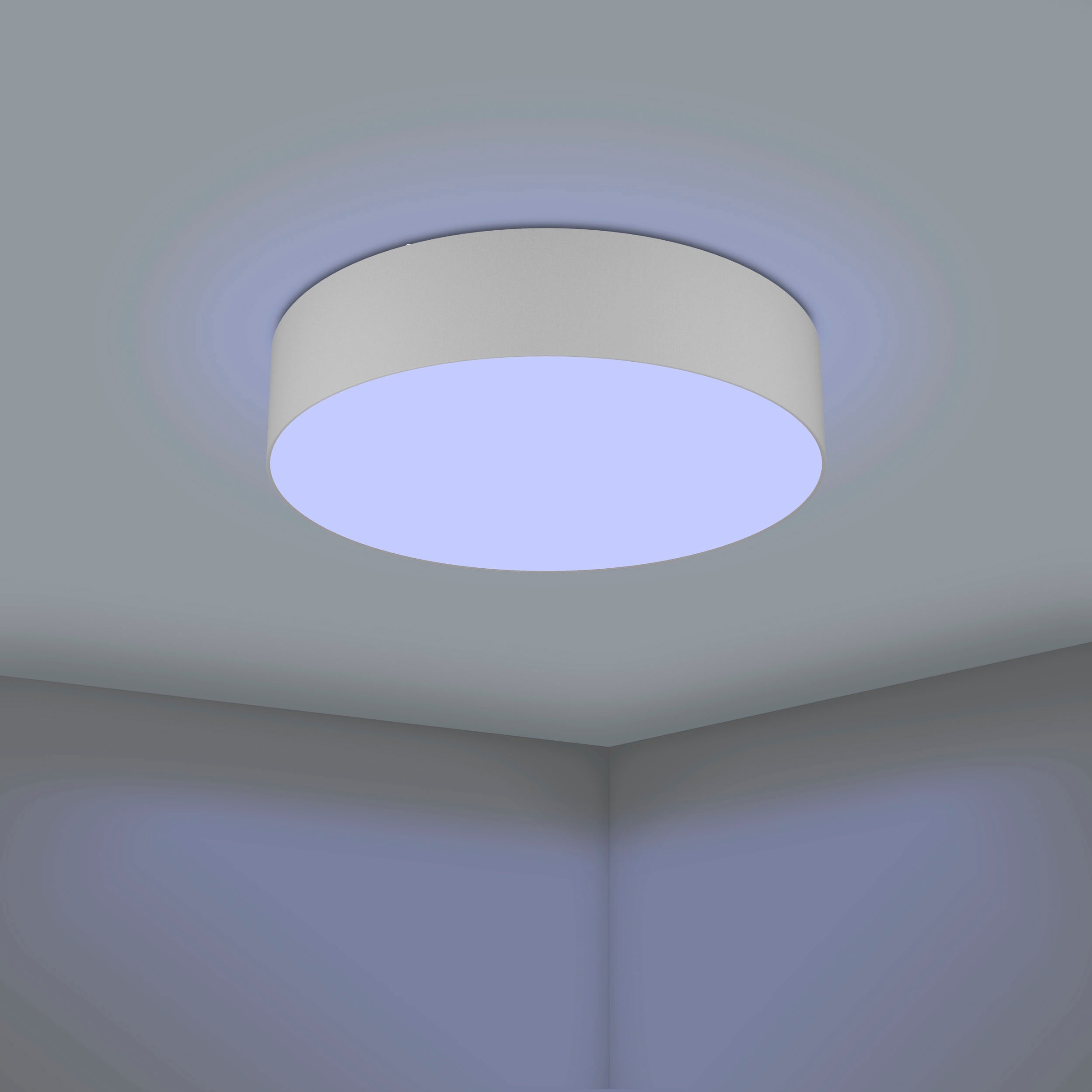 EGLO Deckenleuchte »ROMAO-Z«, Leuchtmittel LED-Modul | LED fest integriert, Deckenleuchte in weiß aus Stahl - 35W - warmweiß - kaltweiß