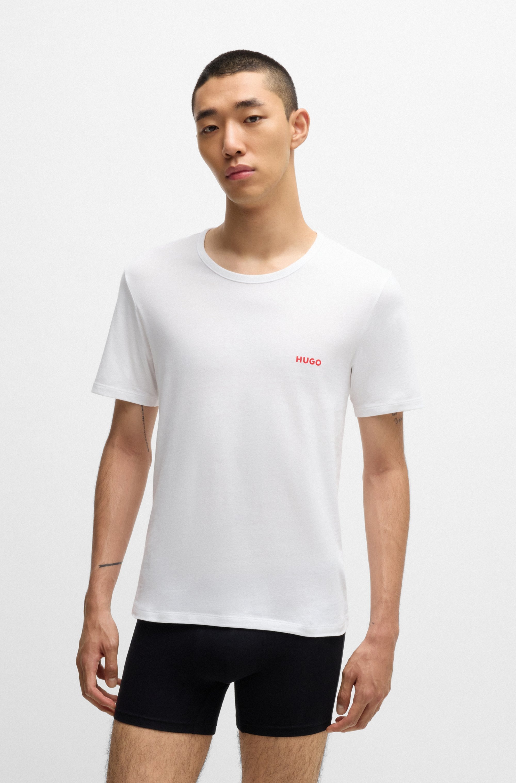 HUGO Underwear T-Shirt »RN TRIPLET P«, (3 tlg.)