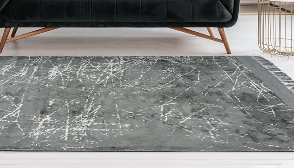 Padiro Teppich »Dolce Vita 225« rechteckig 10 mm Höhe Modern bedrucktes Unikat, Trendige Verwaschung