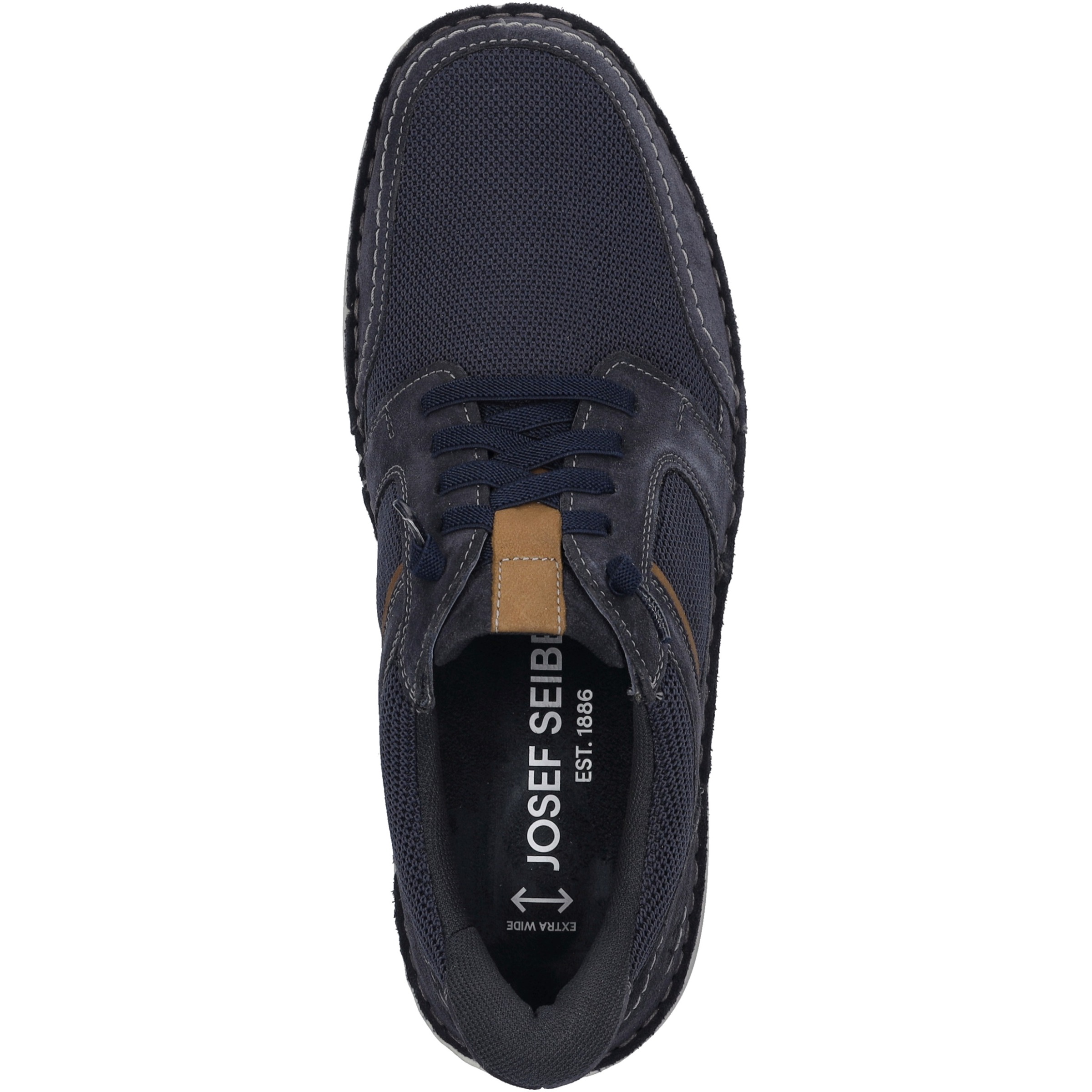 Josef Seibel Schnürschuh »New Anvers 24, nachtblau-kombi«