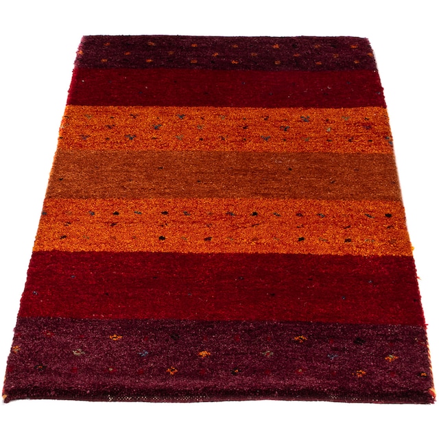 morgenland Wollteppich »Gabbeh - Indus - 110 x 60 cm - mehrfarbig«,  rechteckig, Wohnzimmer, Handgeknüpft, Einzelstück mit Zertifikat online  kaufen