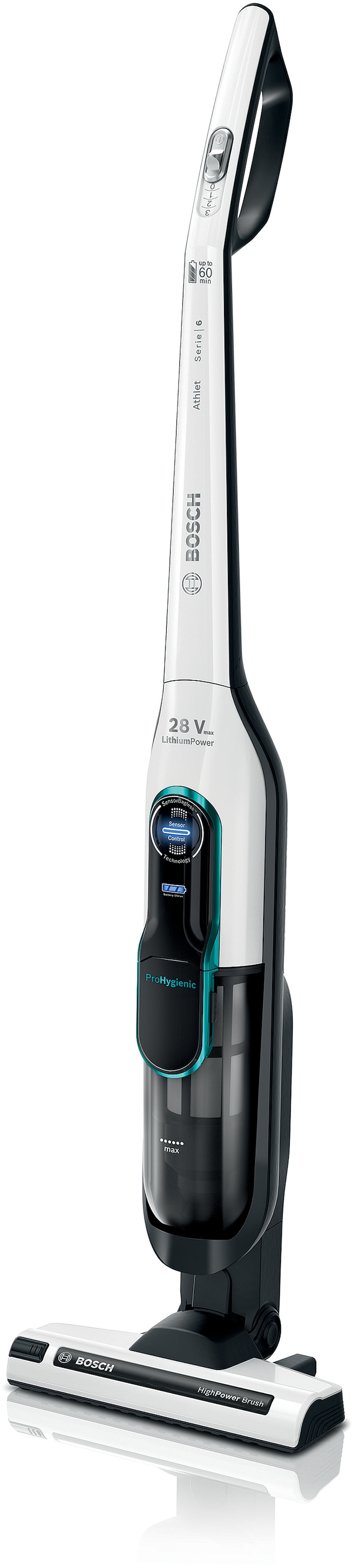 BOSCH Akku-Stielstaubsauger »Athlet BCH86HYG1, 28Vmax, freistehend, Hygiene-Filter,...