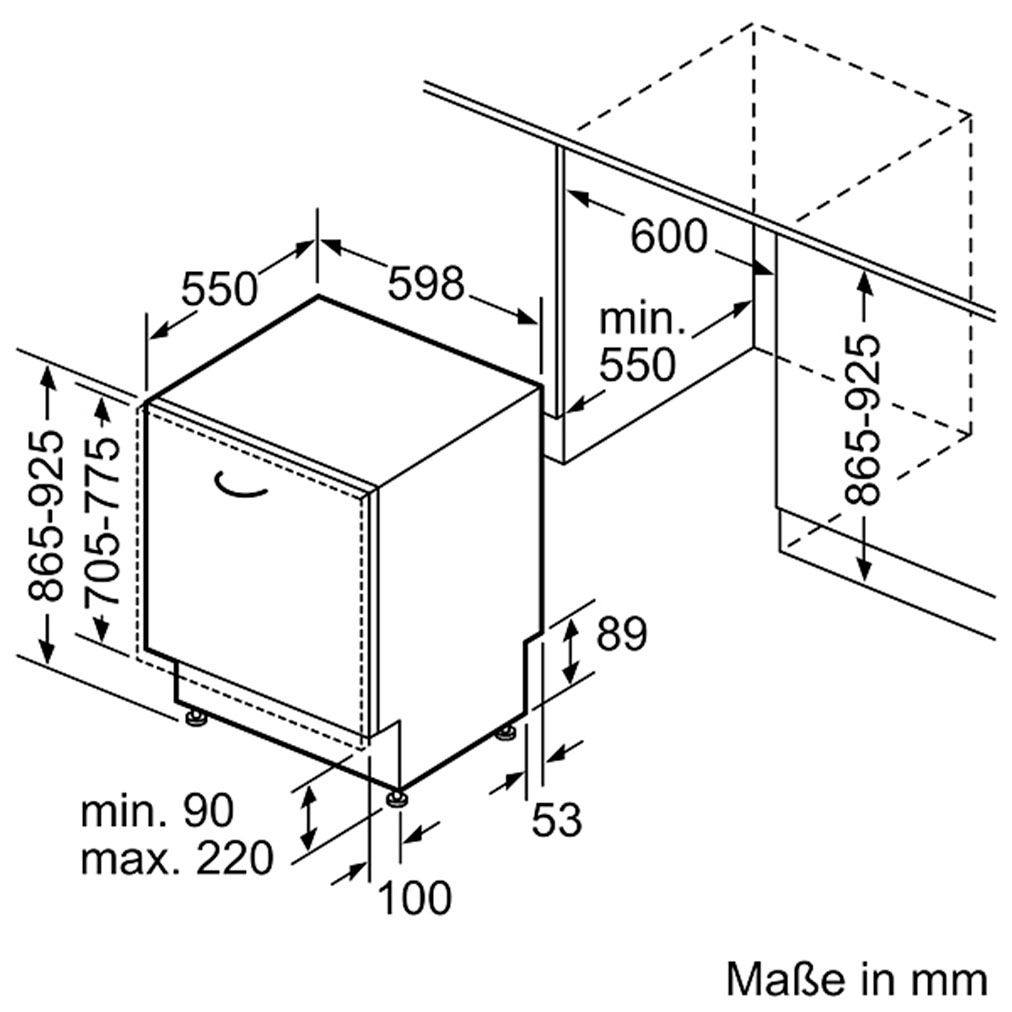 Constructa vollintegrierbarer Geschirrspüler »CB6VX02EBE« 13 Maßgedecke