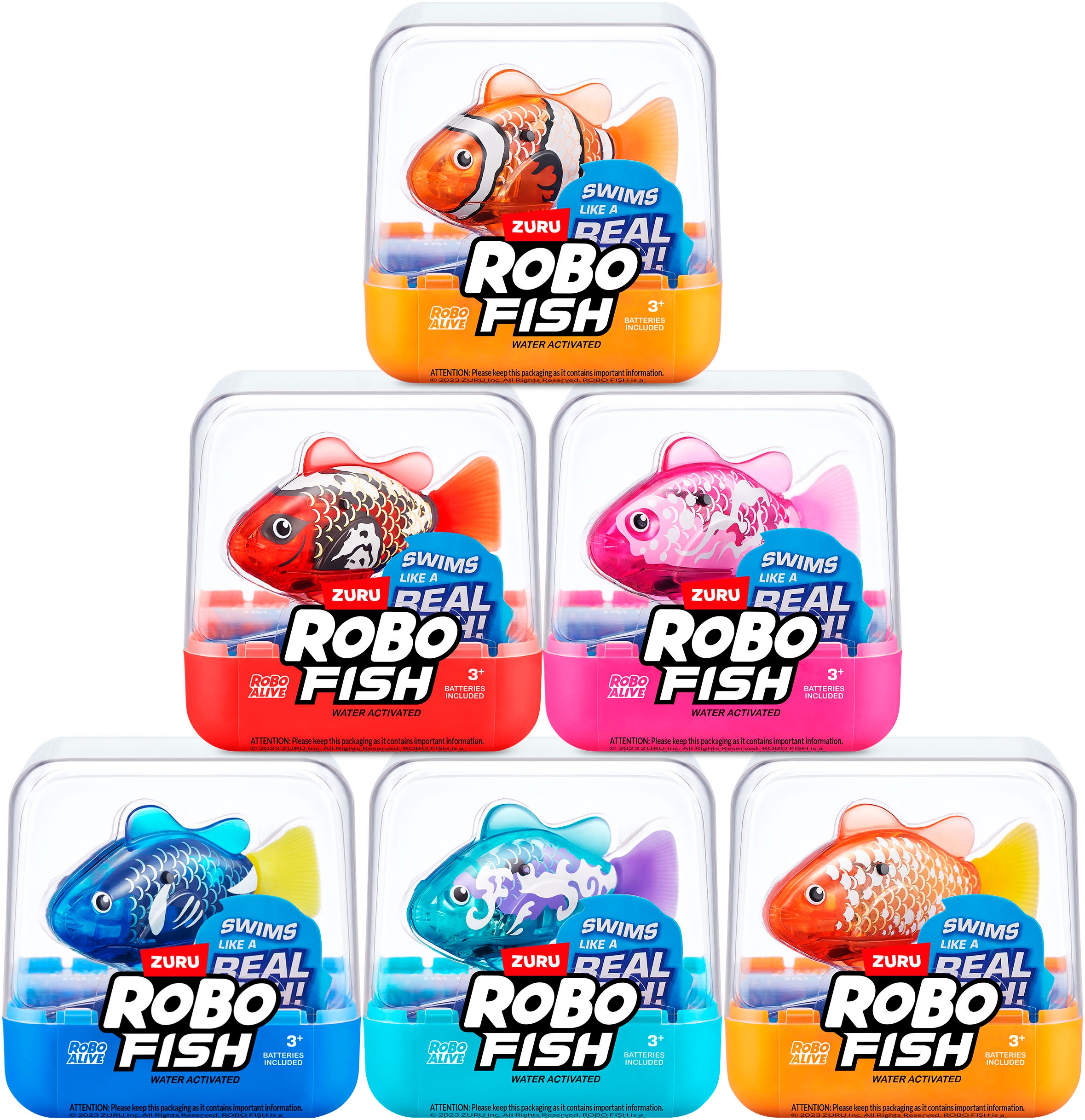 ROBO ALIVE Robotertier »Robo Alive, Robo-Fish Serie 3«, mit Funktion; Lieferung erfolgt farblich sortiert