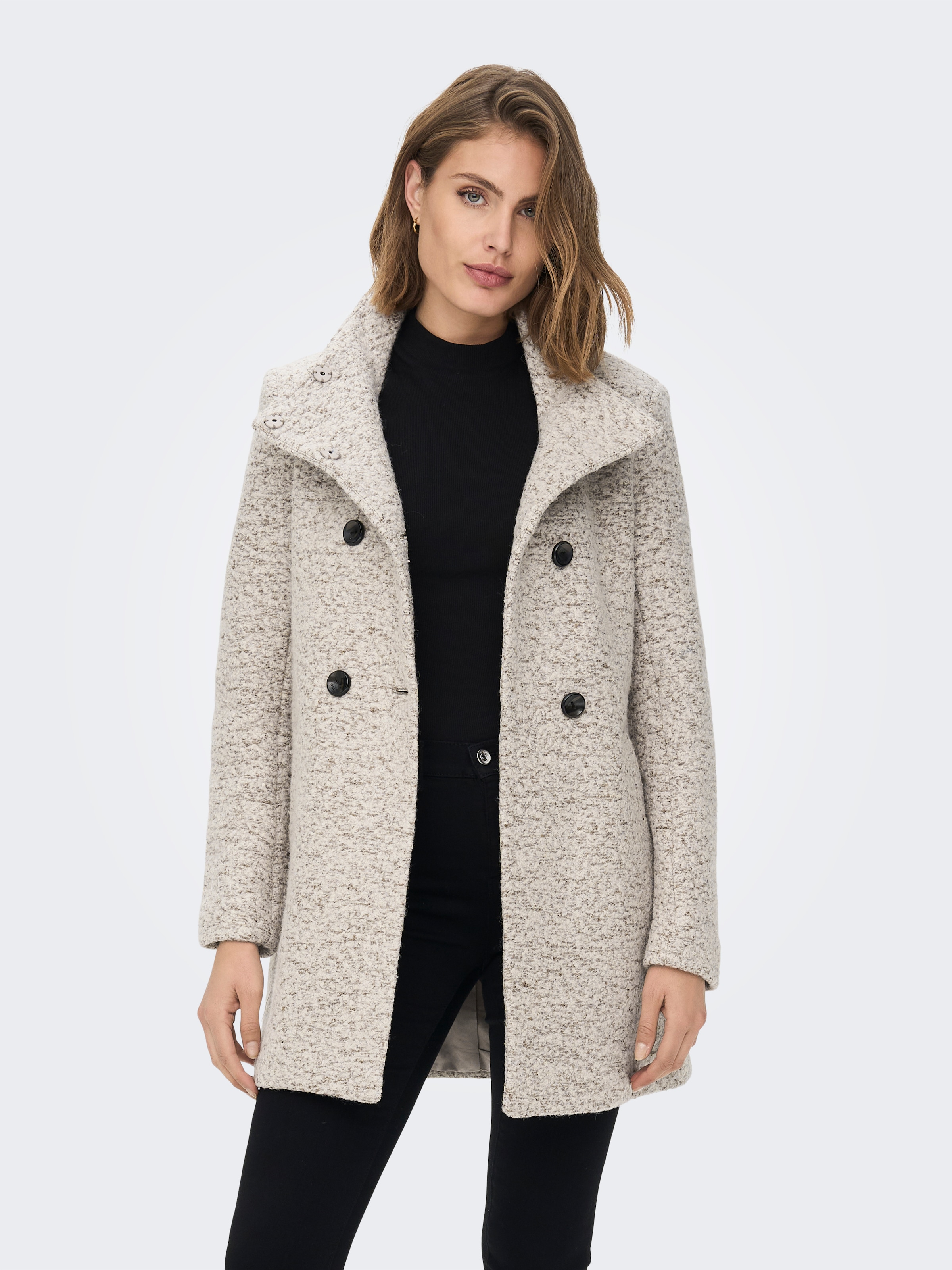 ONLY Langjacke »ONLNEWSOPHIA WOOL COAT OTW CC« Materialmix,