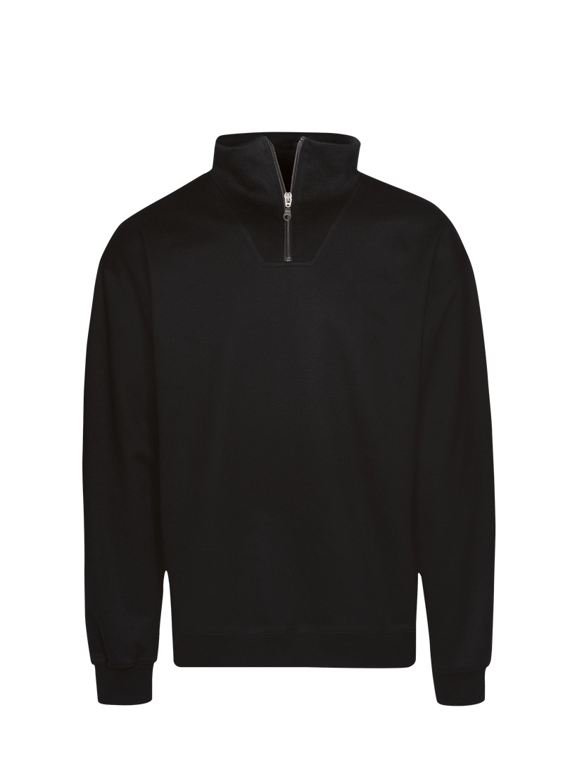 Trigema Sweatshirt »TRIGEMA Troyer in bequemer Sweat-Qualität«
