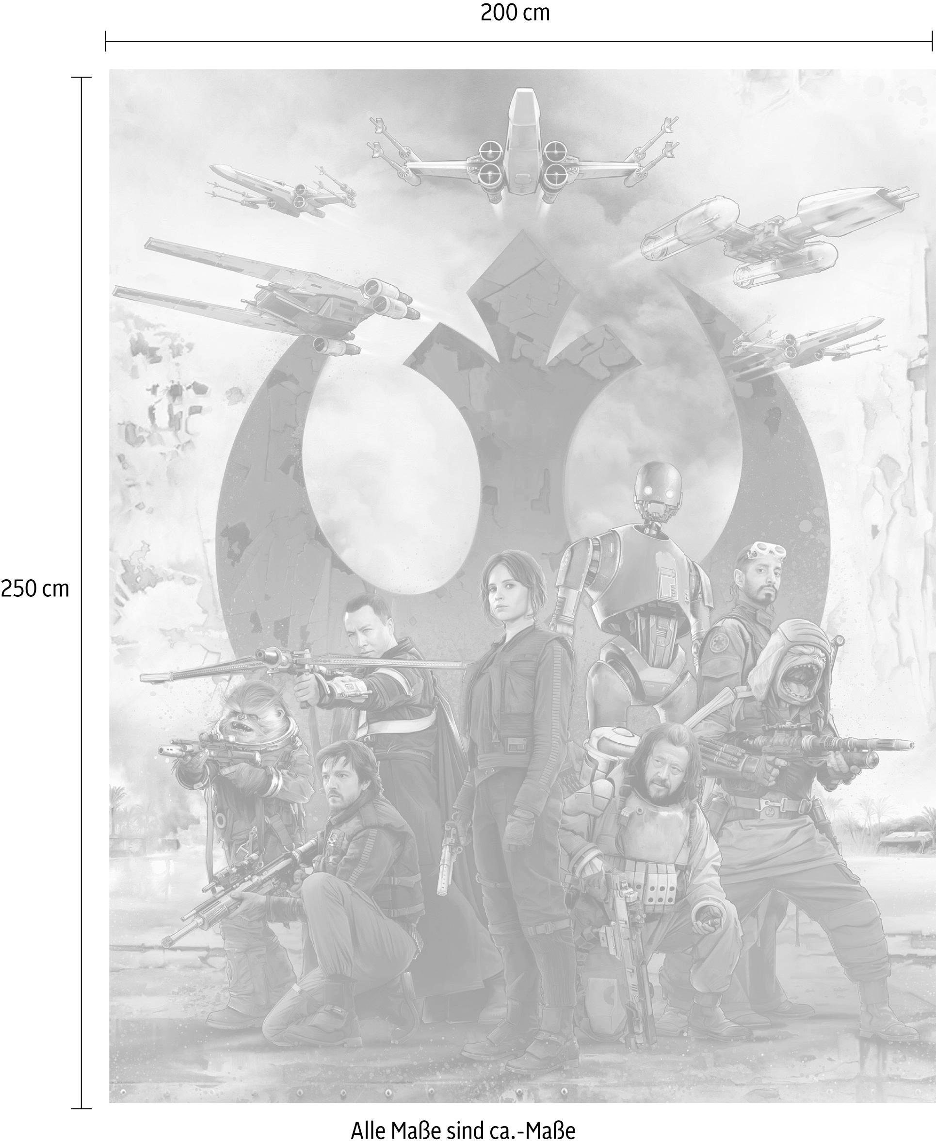 Komar Vliestapete »Digitaldruck Vlies -  Star Wars Rebels - Größe 200 x 250 cm« bedruckt glatt Kinderzimmer