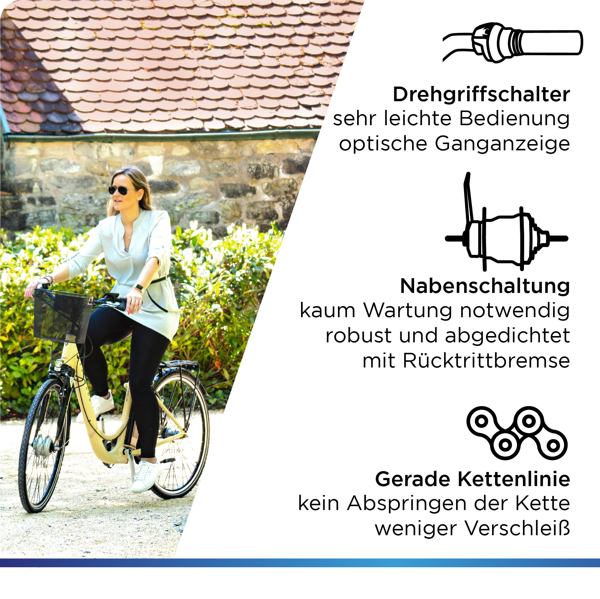 Zündapp E-Bike »Z517«, 7 Gang, Shimano, Frontmotor 250 W, (mit großem Frontkorb), Pedelec, Elektrofahrrad für Damen u. Herren