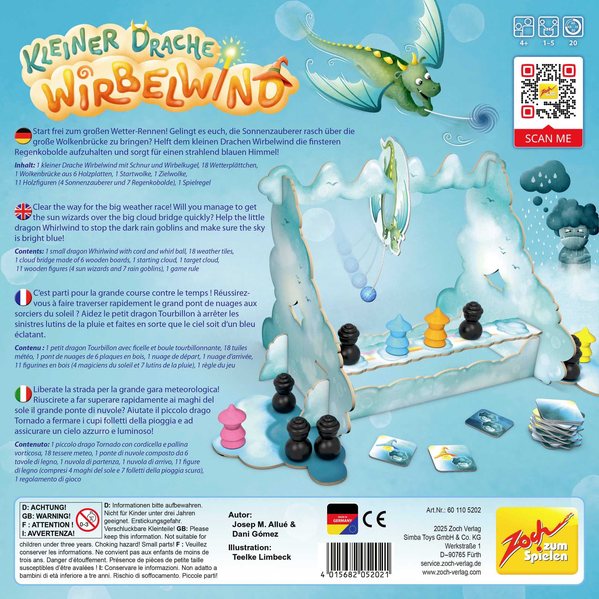 Zoch Spiel »Drache Wirbelwind Spiel Noris«