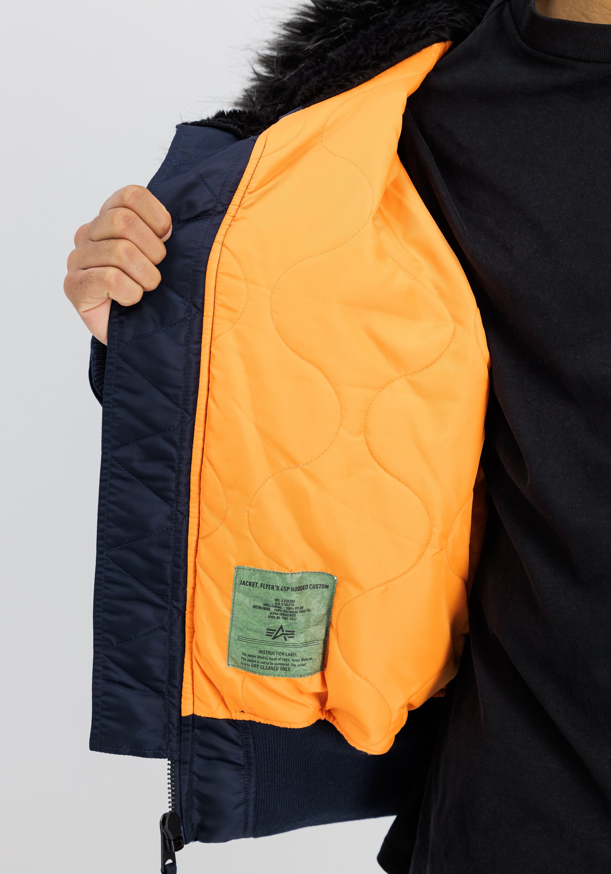 Alpha Industries Winterjacke »Alpha Industries Men - Bomber Jackets 45/P Hooded Custom«