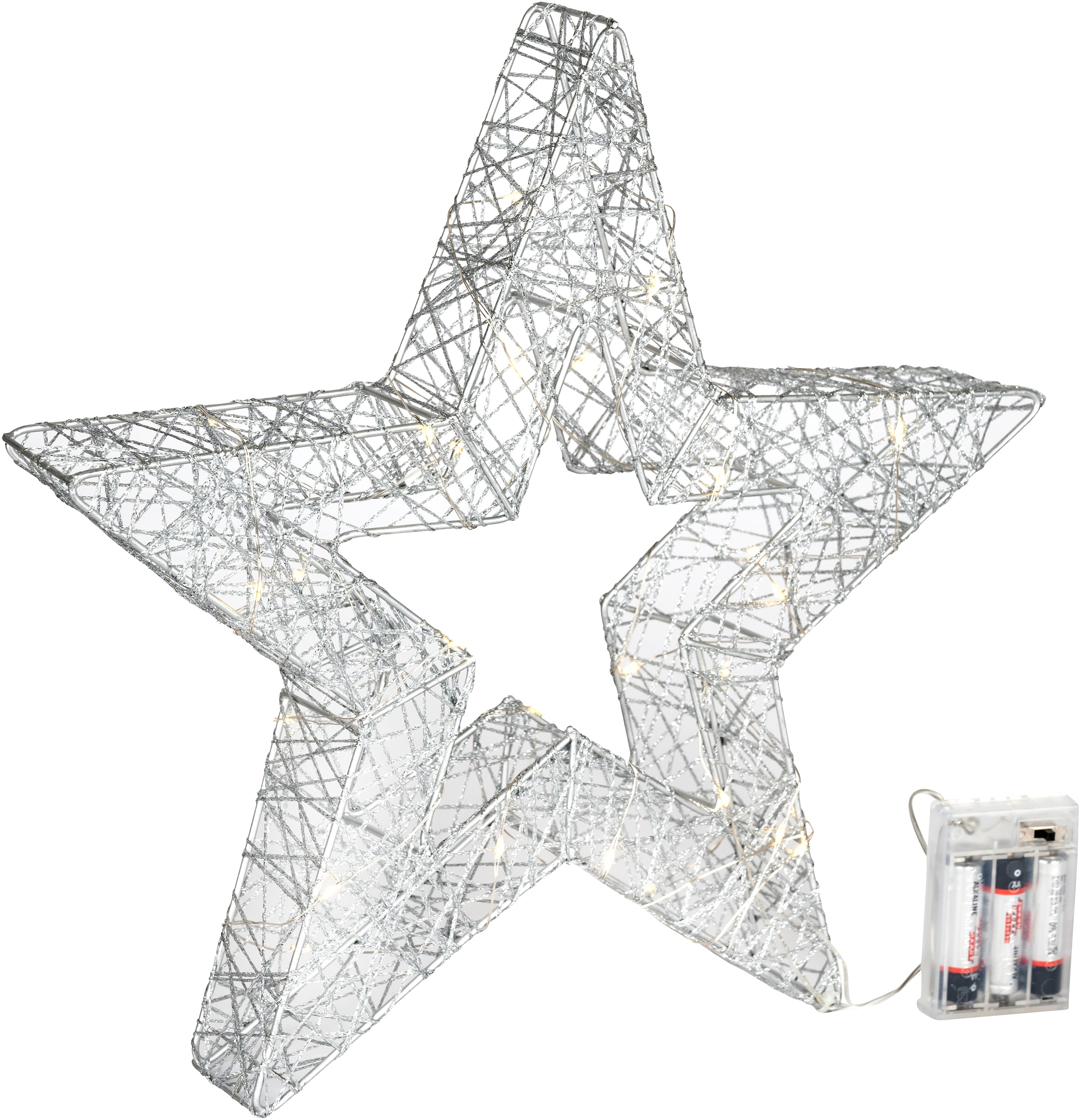 Star-Max LED Stern »Weihnachtsstern, Weihnachtsdeko«, 60 flammig, stromsparende LED