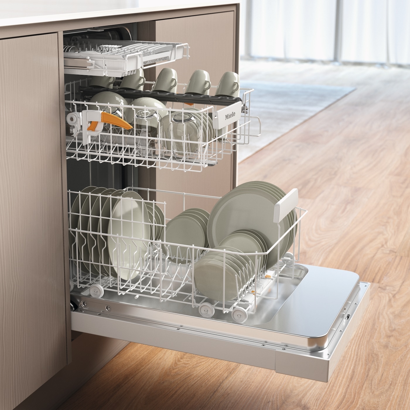 Miele Unterbaugeschirrspüler »G 5540 SCU SL Active«, 9 Maßgedecke