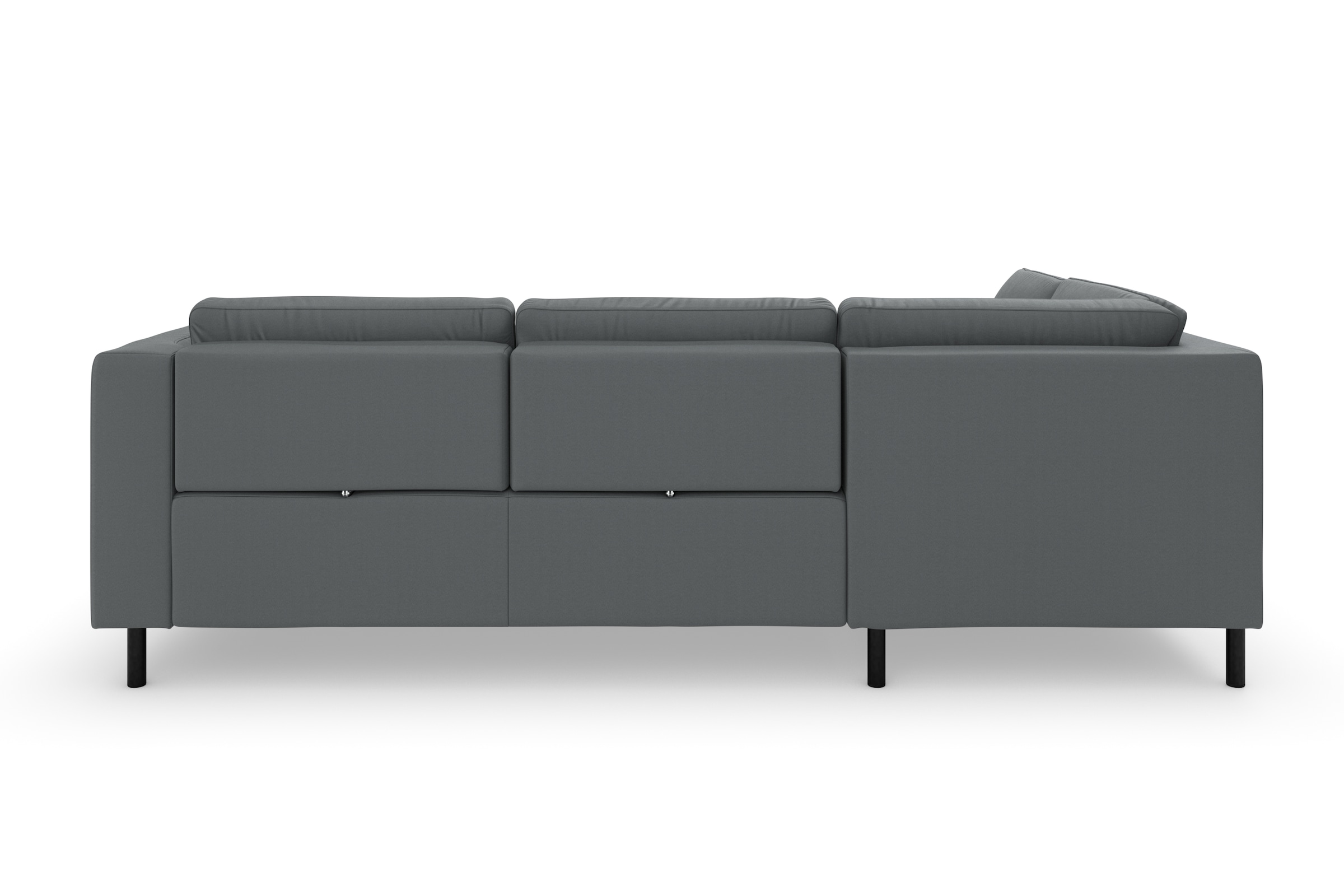 sit&more Ecksofa »Olsen L-Form« inklusive Sitztiefenverstellung, wahlweise mit Bettfunktion, 15cm hoch