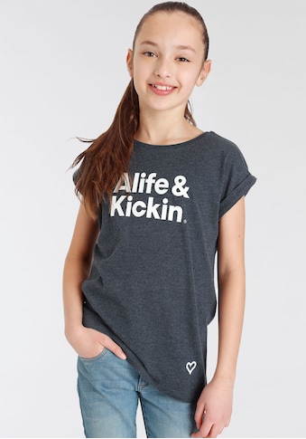 T-Shirt »mit Logo Druck«, NEUE MARKE! Alife & Kickin für Kids.