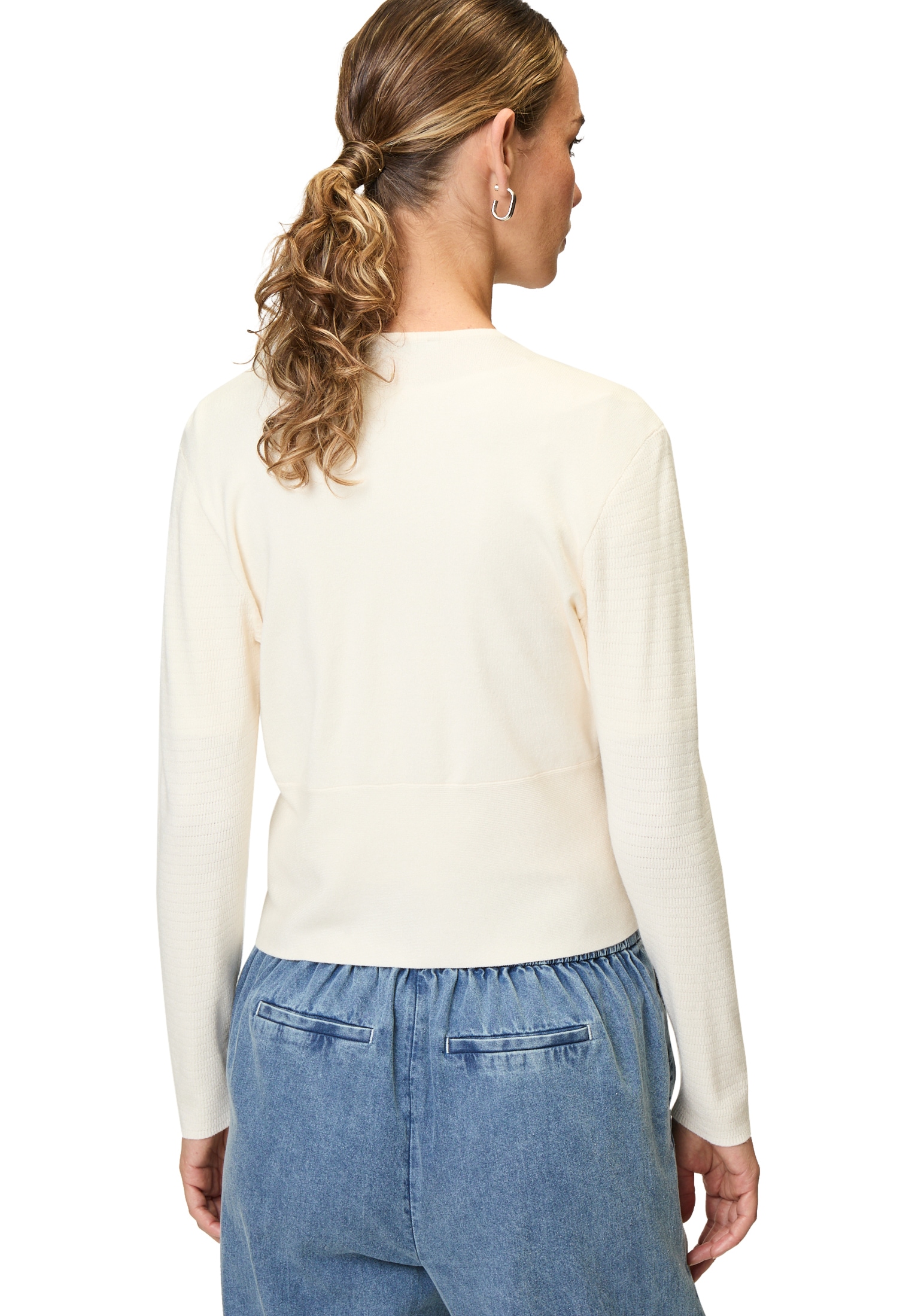 Zero Strickjacke »Strickjacke mit V-Ausschnitt«