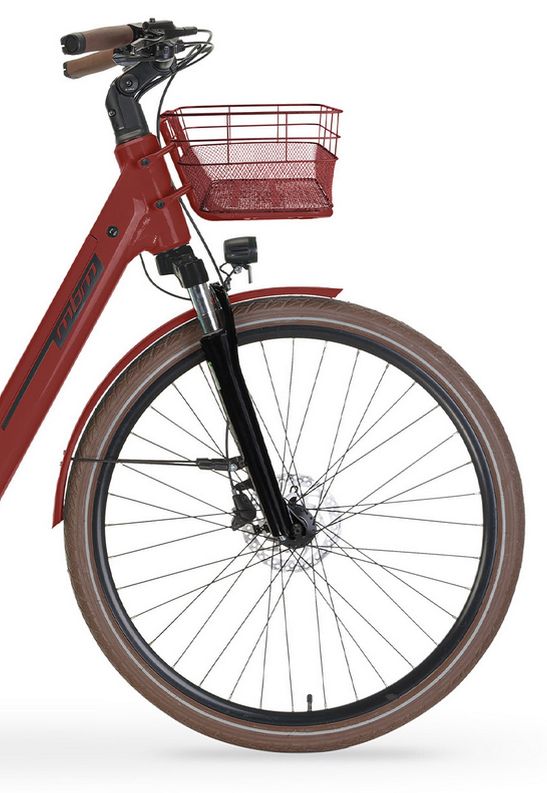 MBM E-Bike »Elektro-Citybike NEFELE 28 Zoll, rot«