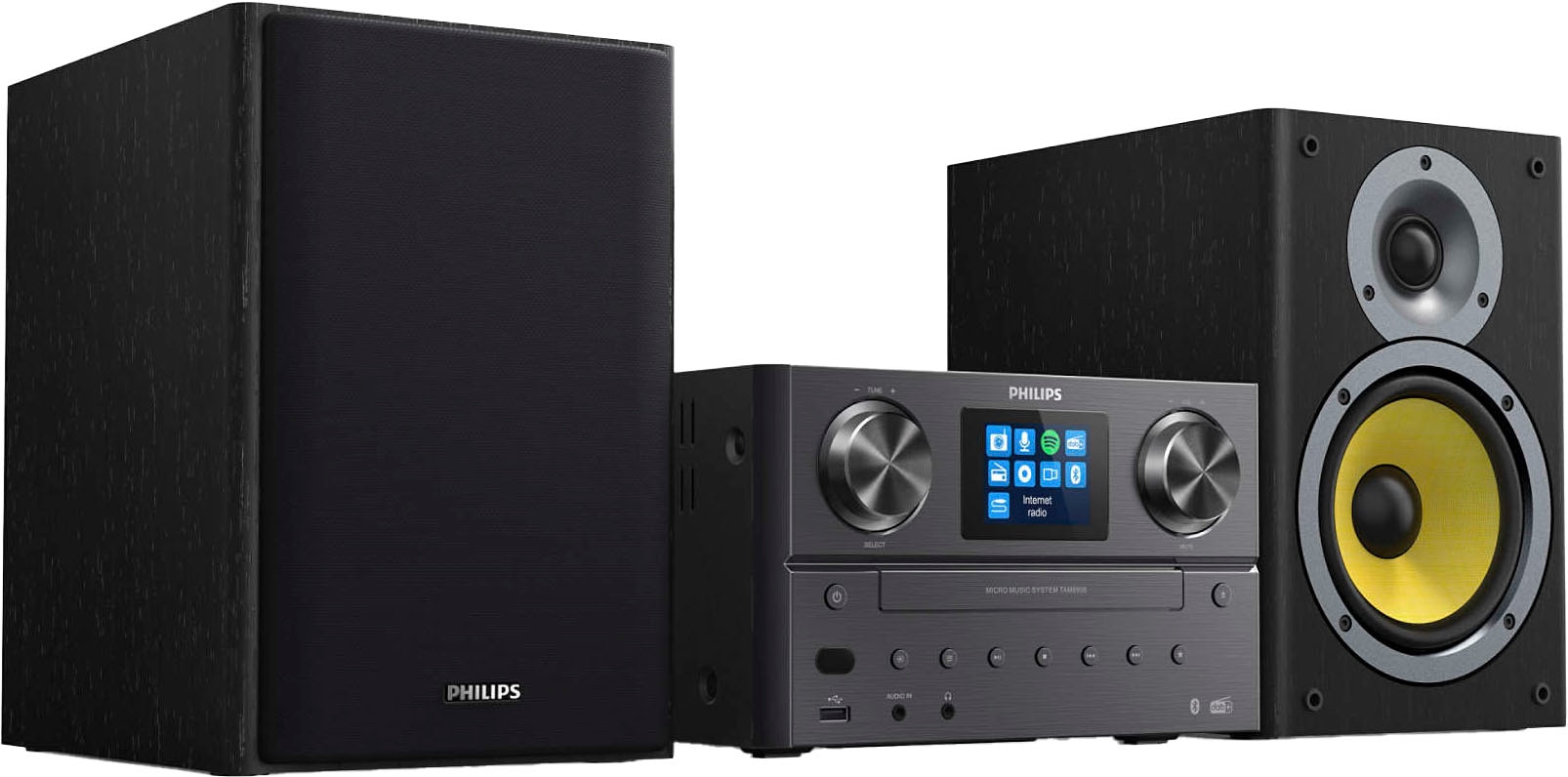 Philips Radio »TAM8905«, (Bluetooth-WLAN FM-Tuner-Digitalradio (DAB+)-Internetradio  100 W) günstig online kaufen