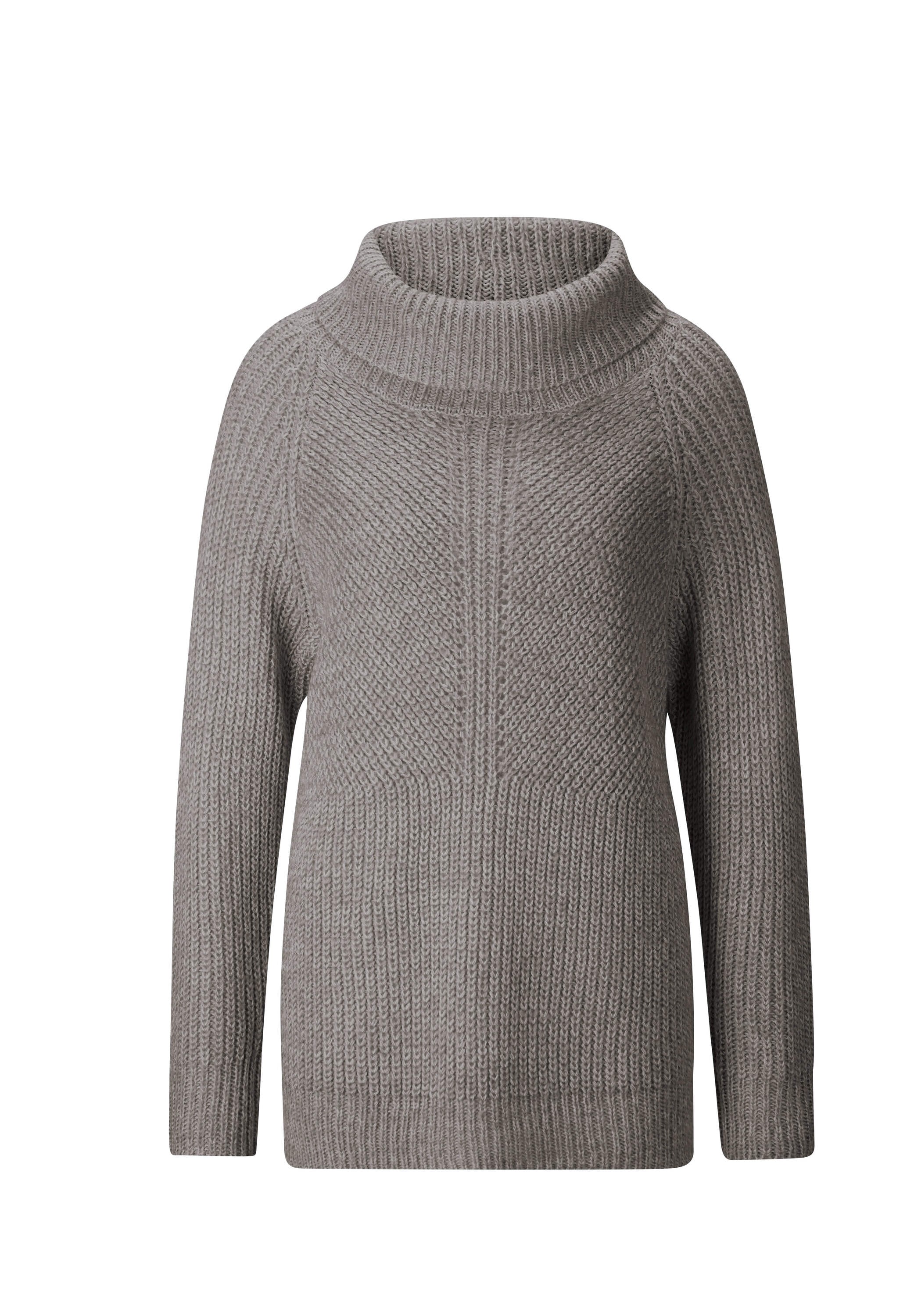 heine Strickpullover »Pullover Rollkragenpullover mit aufwendigem Strickmuster«