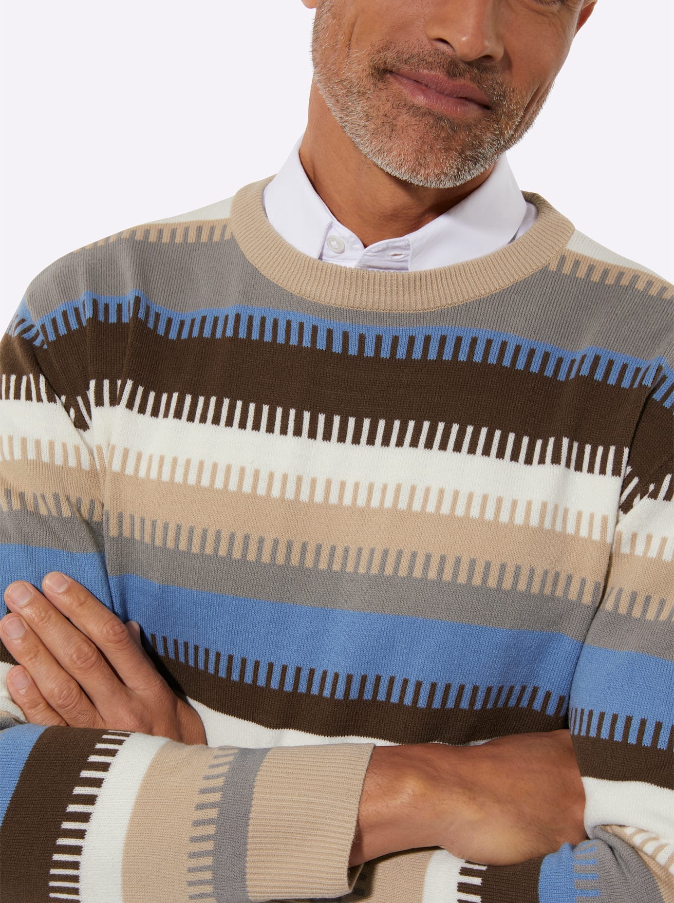 Classic Rundhalspullover »Rundhals-Pullover«