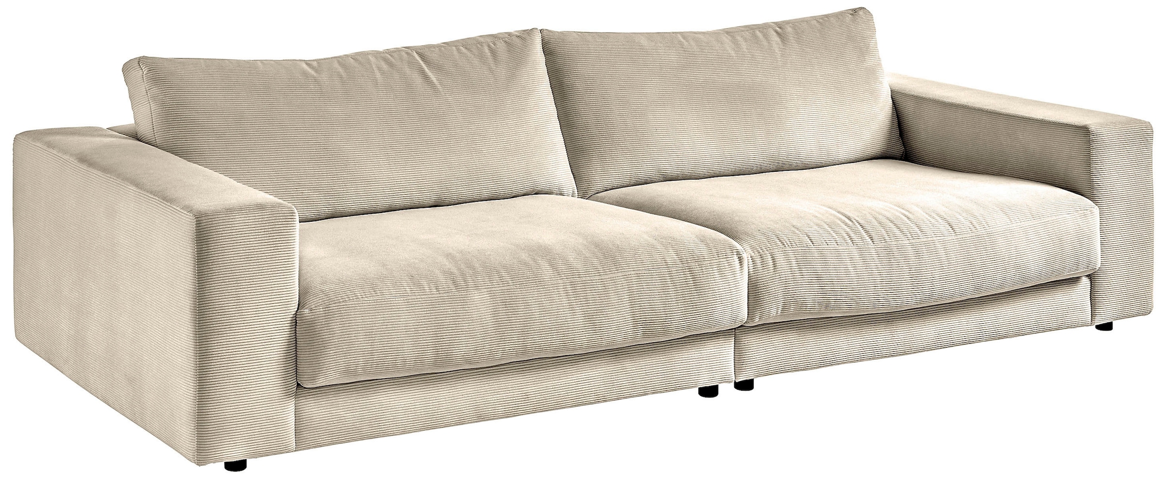 Places of Style Big-Sofa »Enisa, legere Polsterung B/T/H: 290/127/85 cm«, Zeitloses und stylisches Loungemöbel, in Fein- und Breitcord