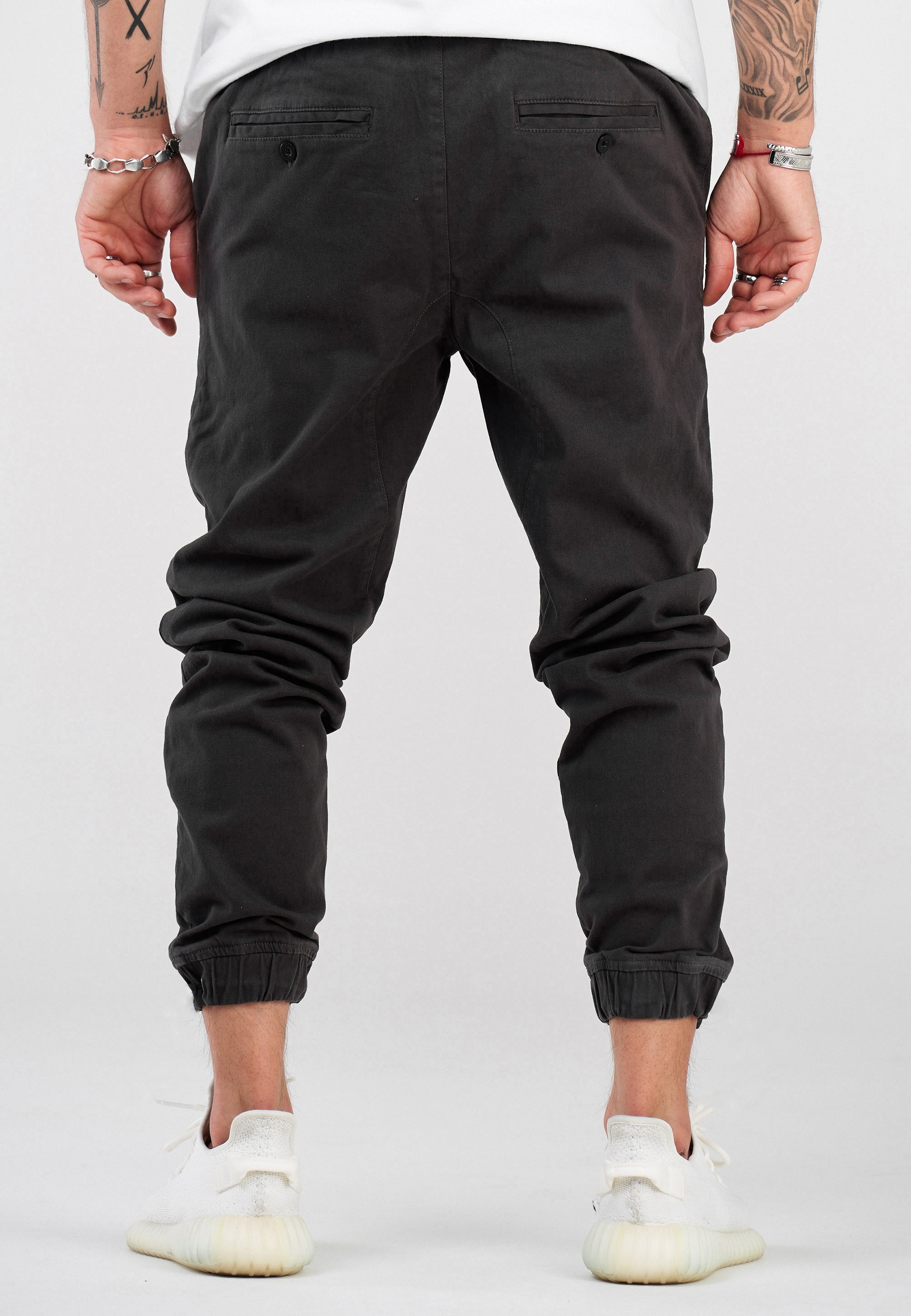 SOULSTAR Chinohose »Freizeithose Jogger-Hose mit elastischem Bund Stoffhose für Herren«  Herren Jeans Hose im Jogger-Stil Stoffhose
