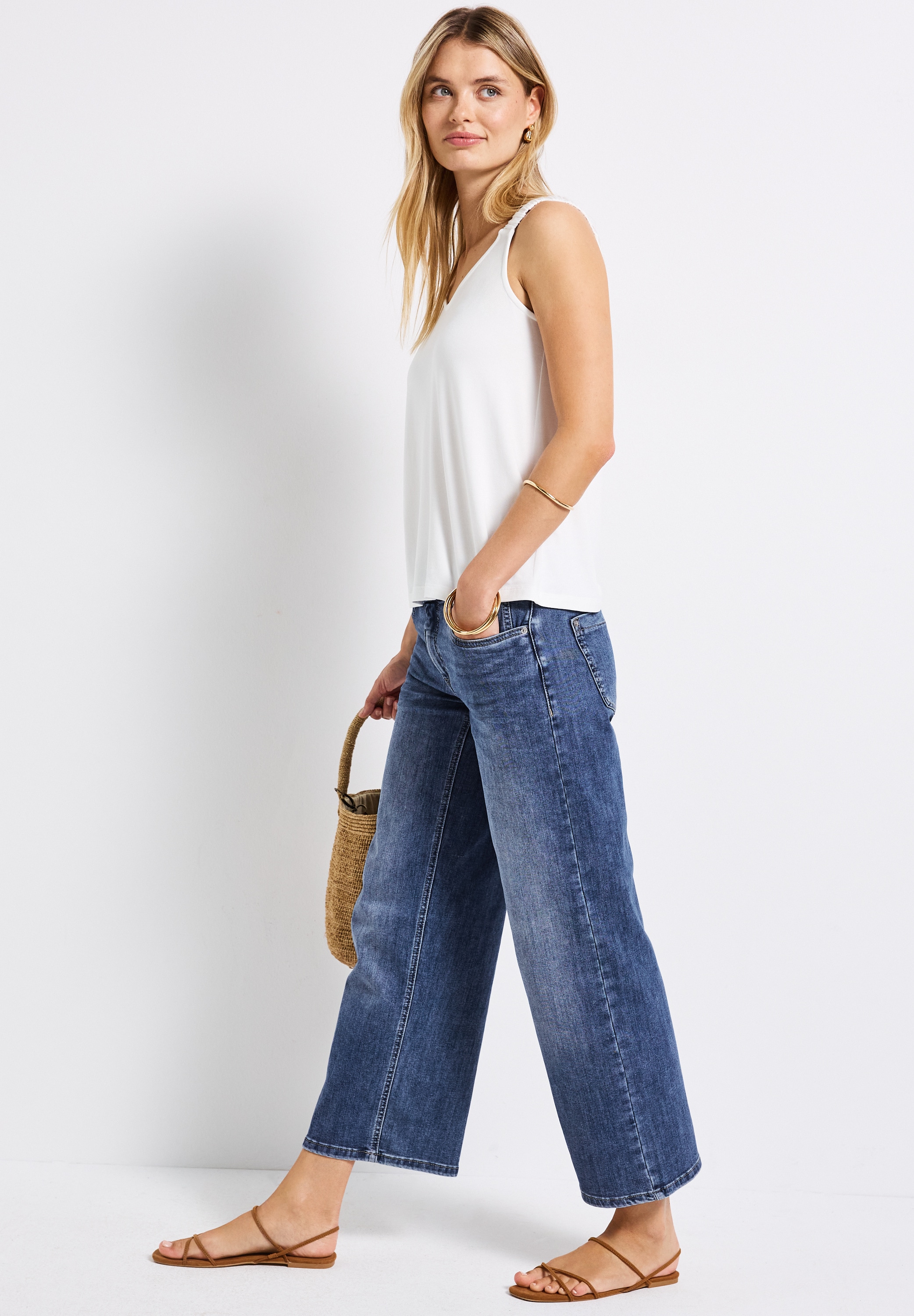 STREET ONE Weite Jeans, im Five-Pocket Style