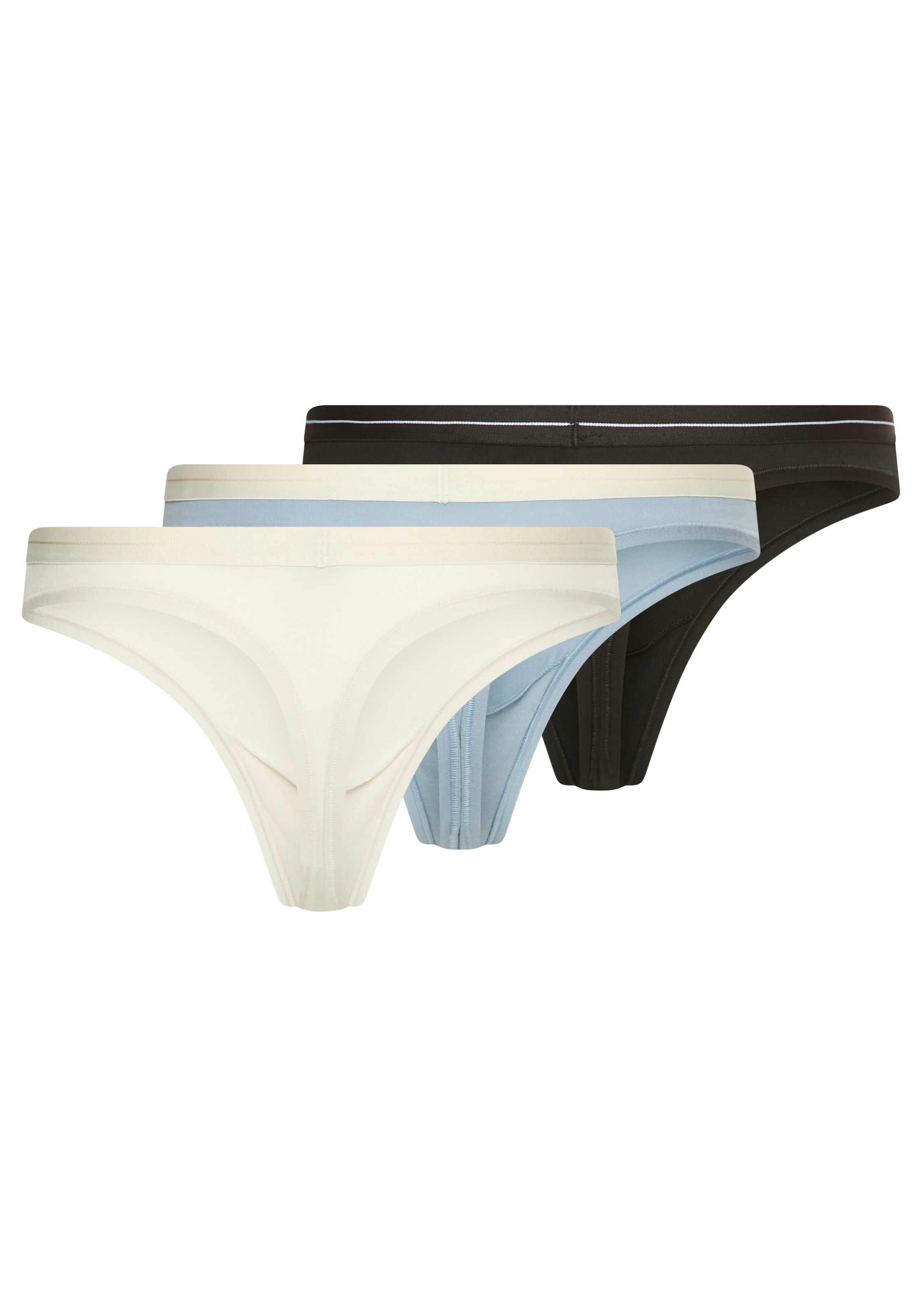 BOSS String »3P THONG«, (Packung, 3 St., 3er), mit BOSS Logobund
