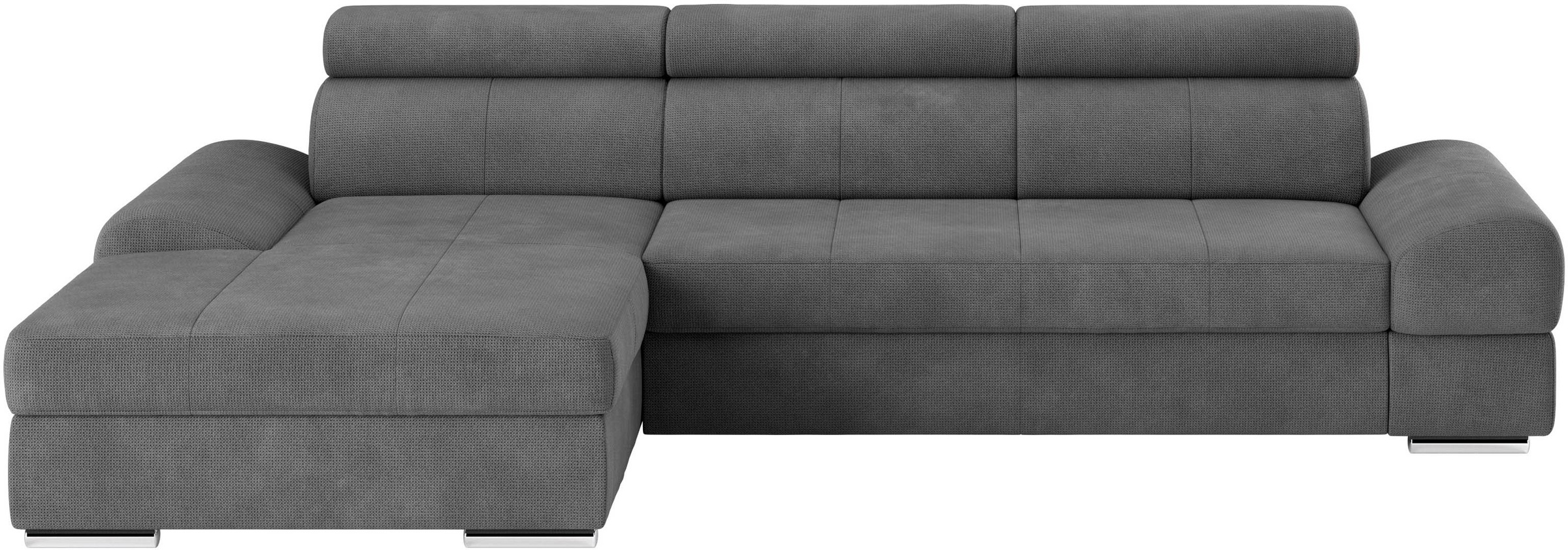 sit&more Ecksofa »Broadway L-Form«, inklusive Kopfteilverstellung, wahlweise mit Bettfunktion