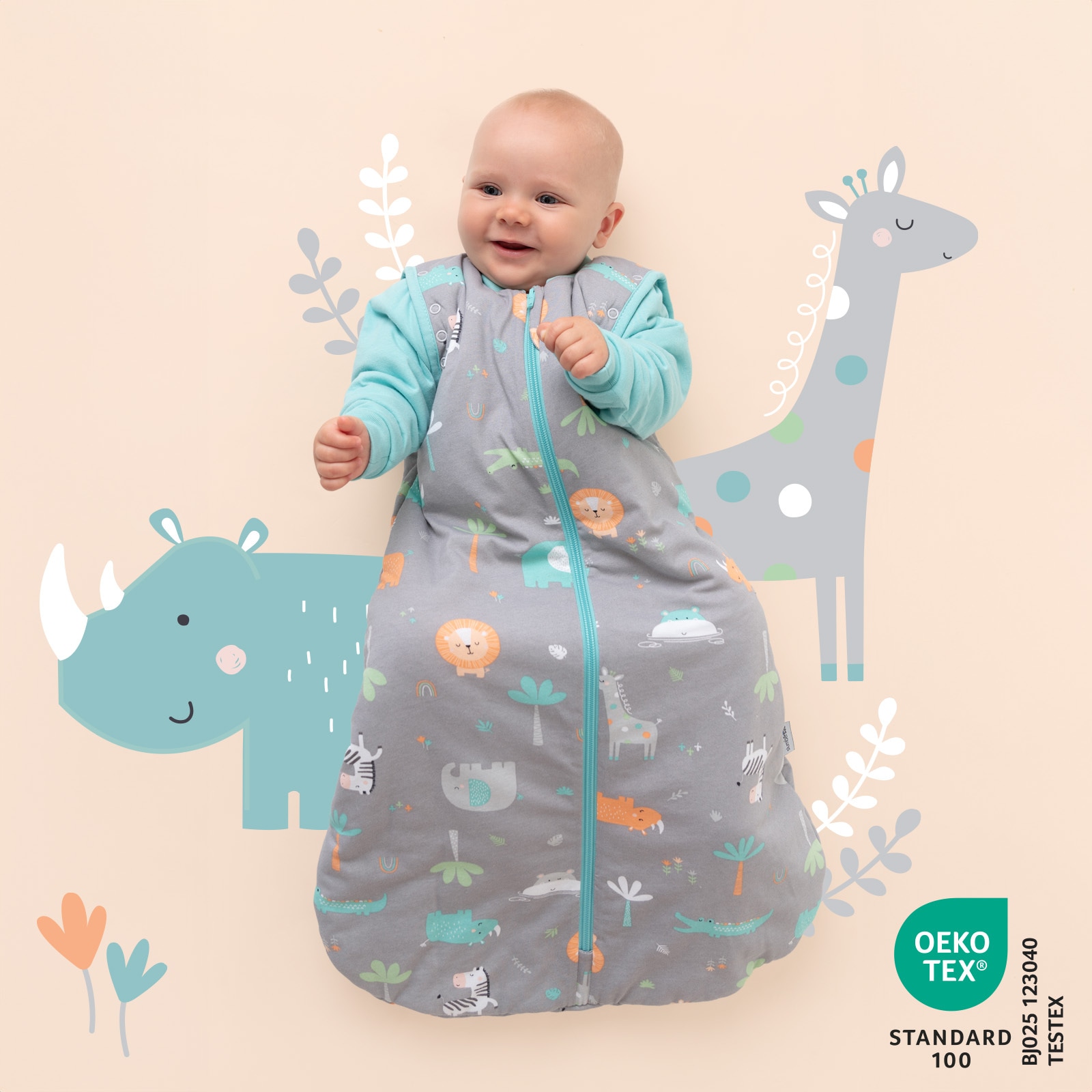 Schlummersack Babyschlafsack »Schlafsack ohne Füßen 2.5 Tog«