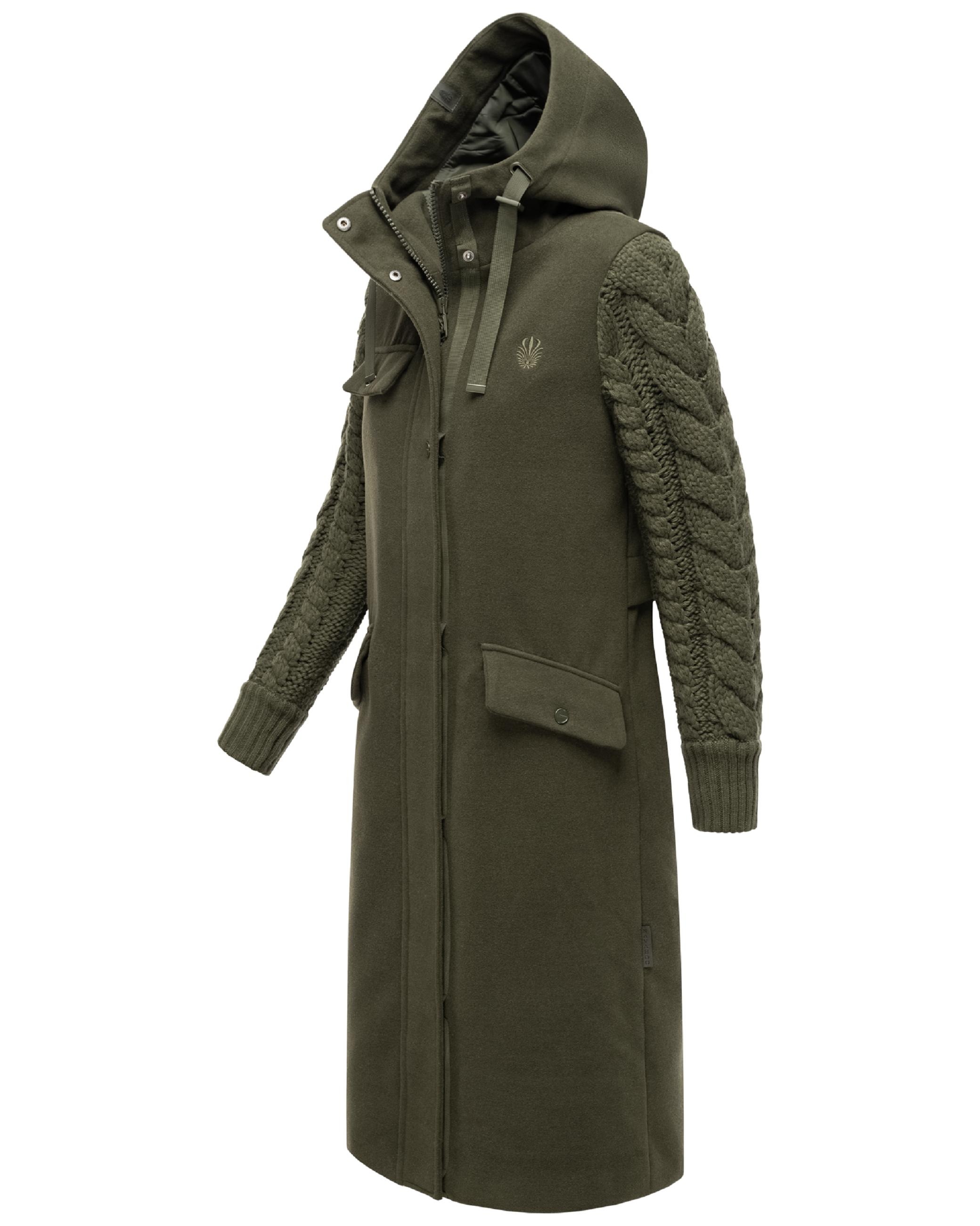 Navahoo Kurzmantel »Wintermantel Knit Babe 14«