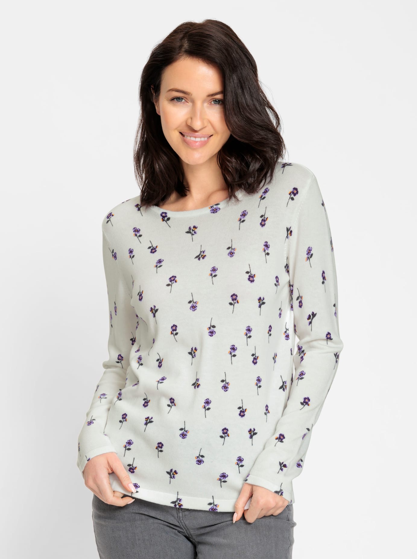 Inspirationen Strickpullover »Feinstrick-Pullover«