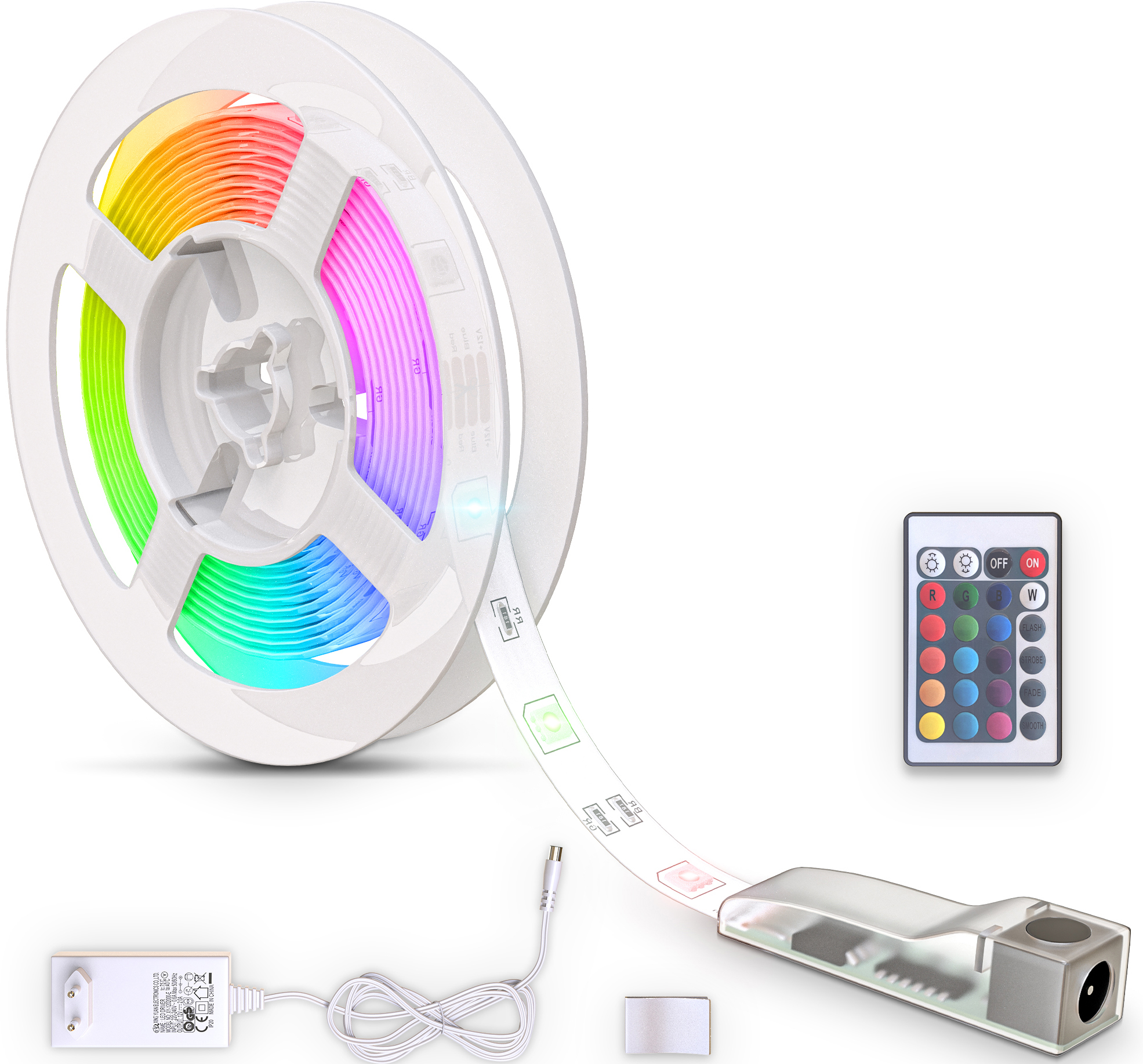 B.K.Licht LED-Streifen »USB LED kaufen Strip«, mit St.-flammig, Fernbedienung, selbstklebend Raten auf Lichtleiste, 90