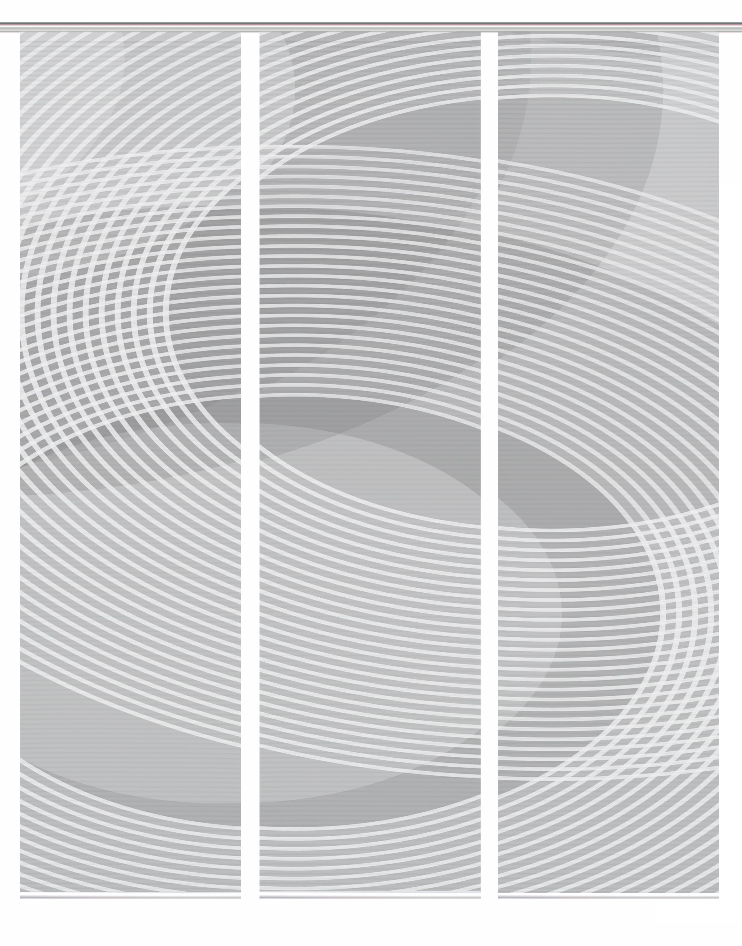 HOME in green Schiebegardine »DACIO 3ER SET« Paneelwagen 3 Stk. tlg. SET DIGITALDRUCK,BAMBUSOPTIK RECYCELT