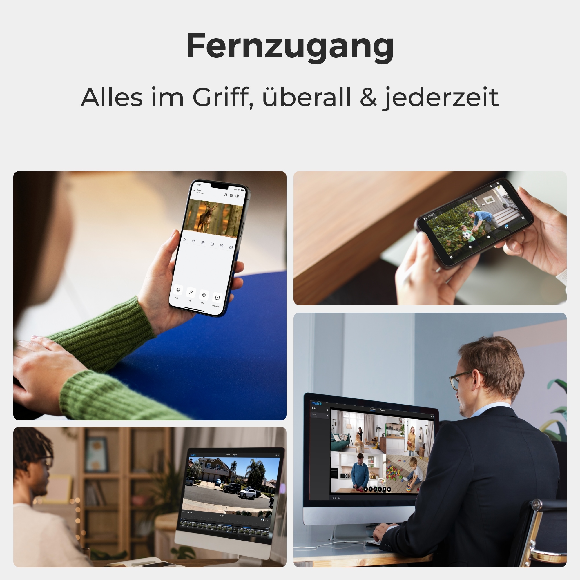 Reolink Überwachungskamera »Argus Series B320«, Außenbereich-Innenbereich