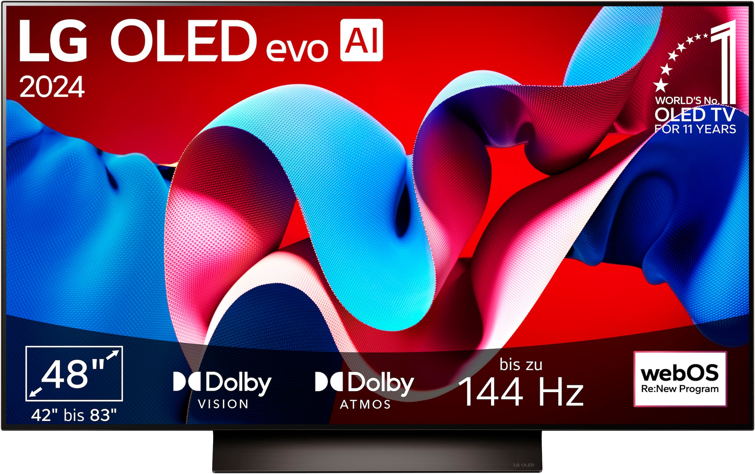 OLED-Fernseher, 121 cm/48 Zoll, 4K Ultra HD, Smart-TV
