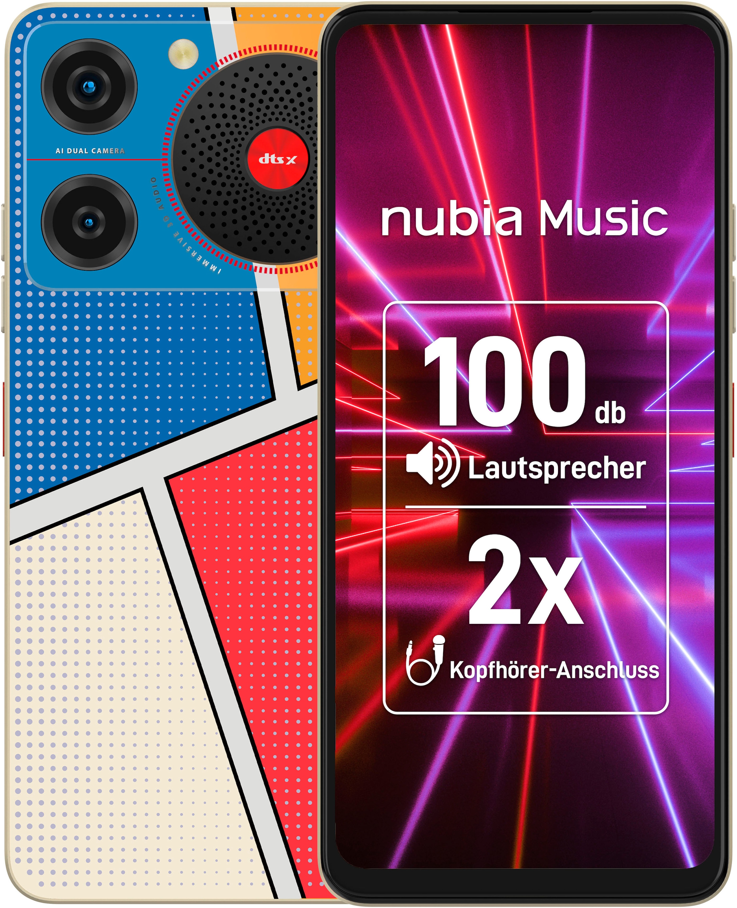 Nubia Smartphone »nubia Music«, pop art