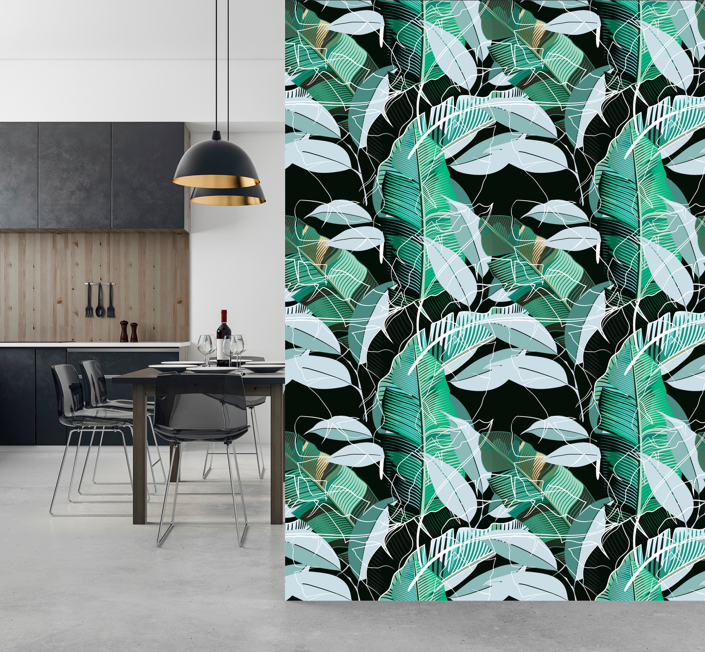 queence Vinyltapete »Carlotta«, floral-geblümt-gemustert-Motiv, 90x250cm, selbstklebend, kinderleichte Anbringung, Sticker