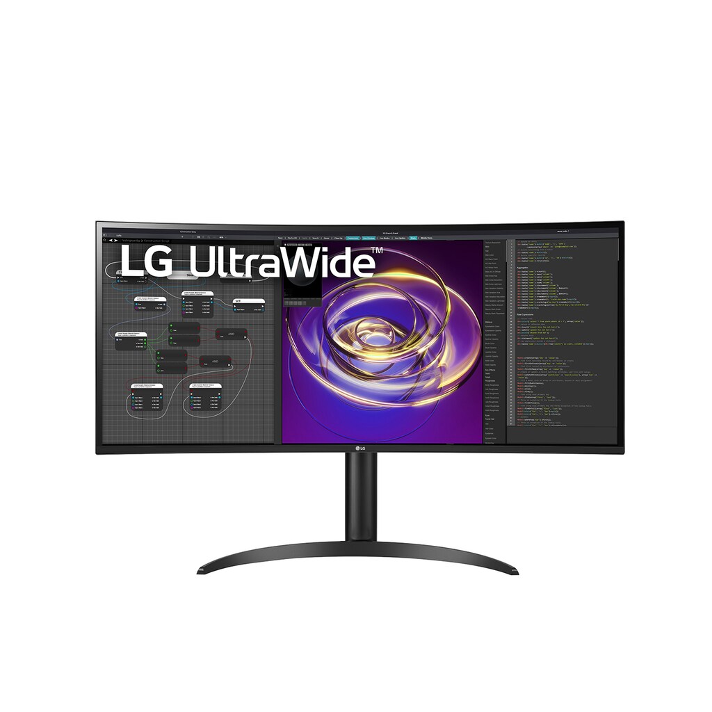 LG TFT-Monitor »34WP85C-B, Curved«, 86,36 cm/34 Zoll, 3440 x 1440 px, UWQHD, 5 ms Reaktionszeit, 60 Hz