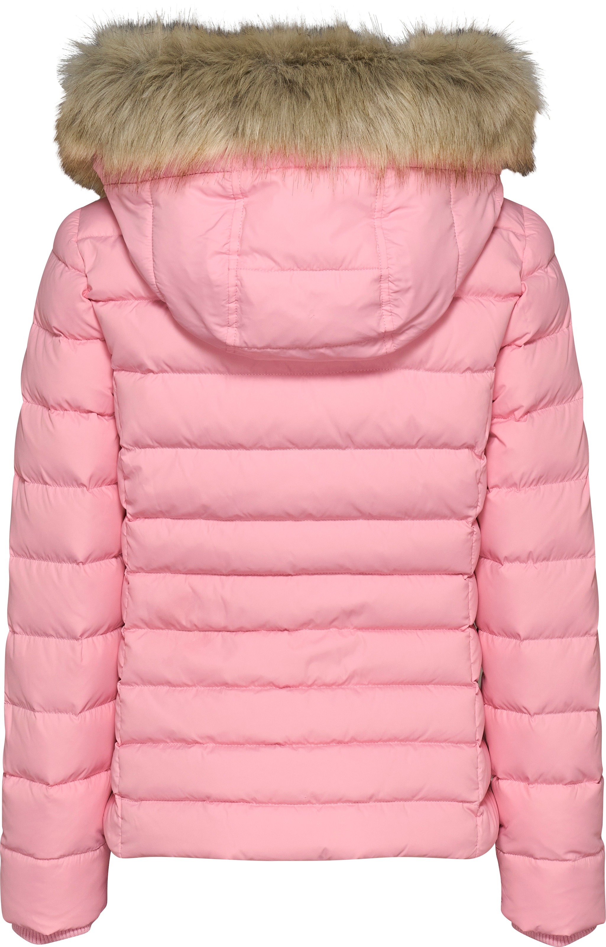 Tommy Jeans Steppjacke »TJW BASIC HOODED DOWN JACKET EXT«, mit Kapuze, mit Logostickerei